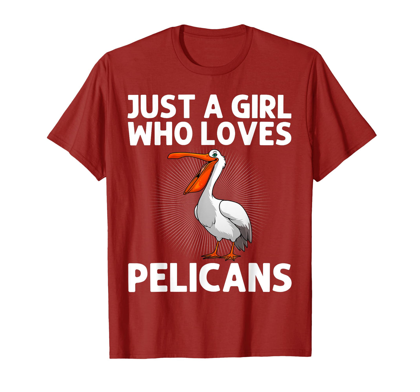 Funny Pelican Art For Women Girls Pelican Bird Pelican Lover T-Shirt