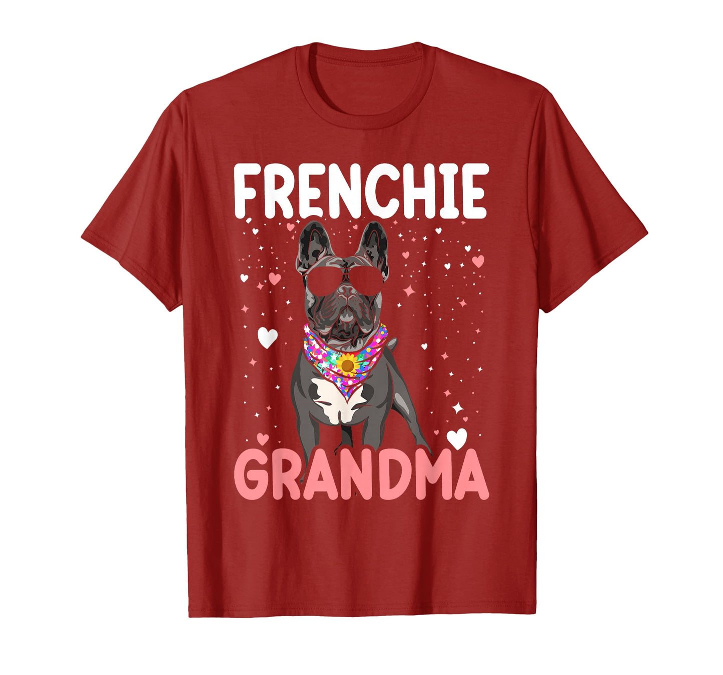 French Bulldog Grandma Frenchie Dog Funny Womens T-Shirt