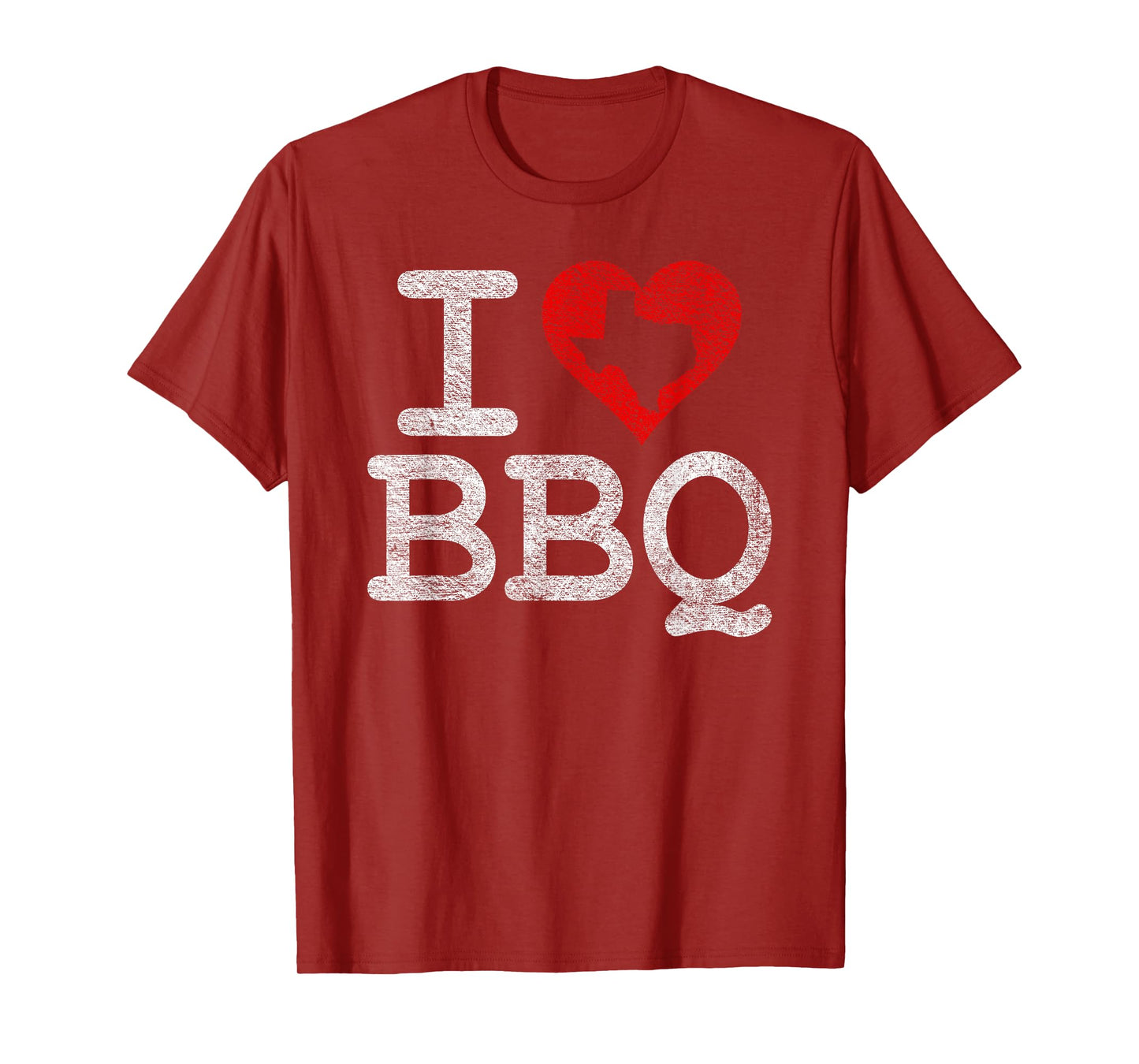 I LOVE TEXAS BBQ I HEART BARBECUE SAUCE GRILL SMOKER FIRE T-Shirt