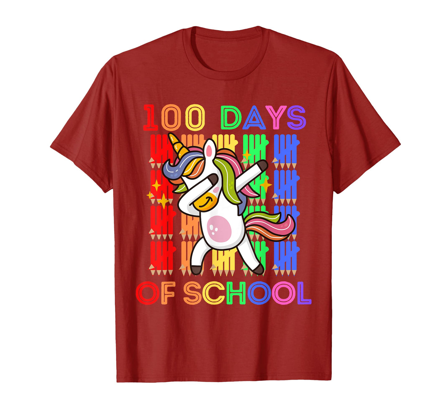 100 Days Of School Shirt Unicorn 100 Days Smarter 100th Day T-Shirt