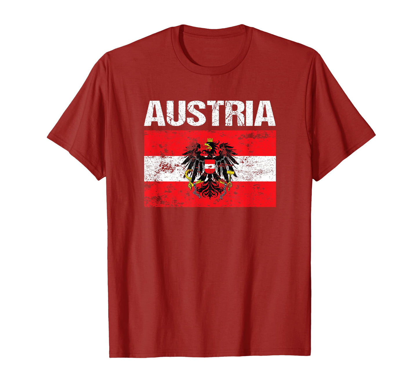 Austrian Flag Austria Vienna Land der Berge Eagle T Shirt T-Shirt