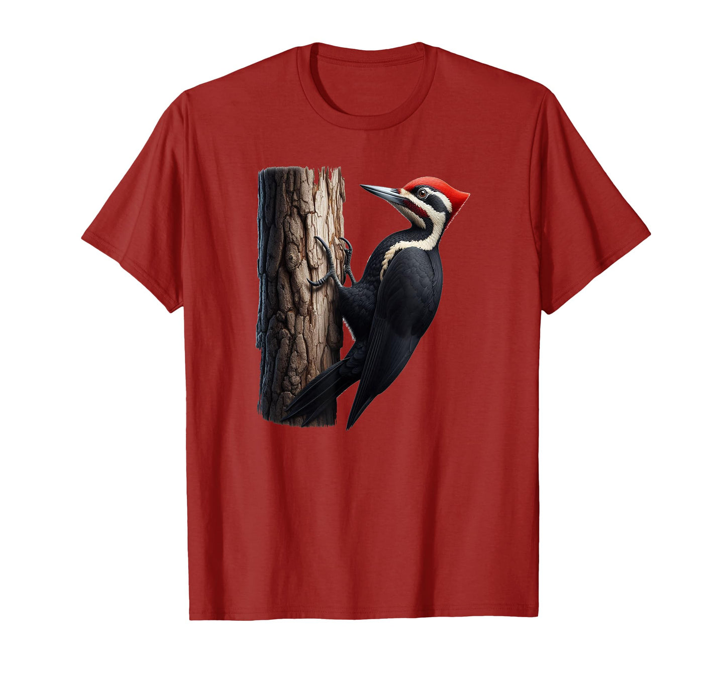 Bird Series. Pileated Woodpecker Bird. Artist's Rendition. T-Shirt