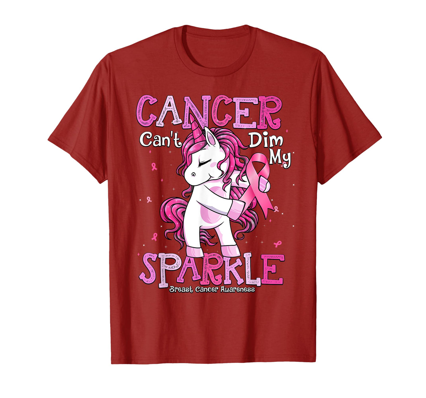 Breast Cancer Support Shirt Breast Cancer Awareness Unicorn T-Shirt