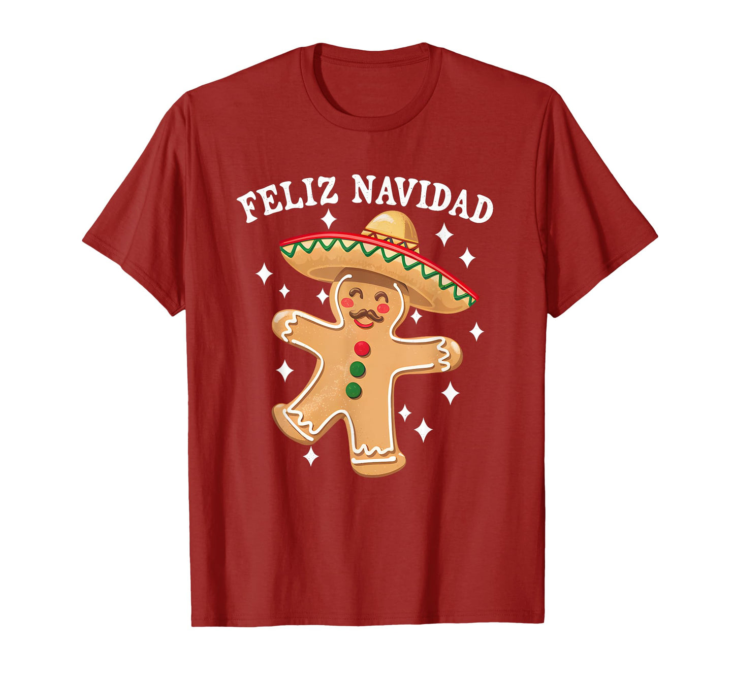 Feliz Navidad Merry Christmas Xmas Lights Pajamas Cookie T-Shirt