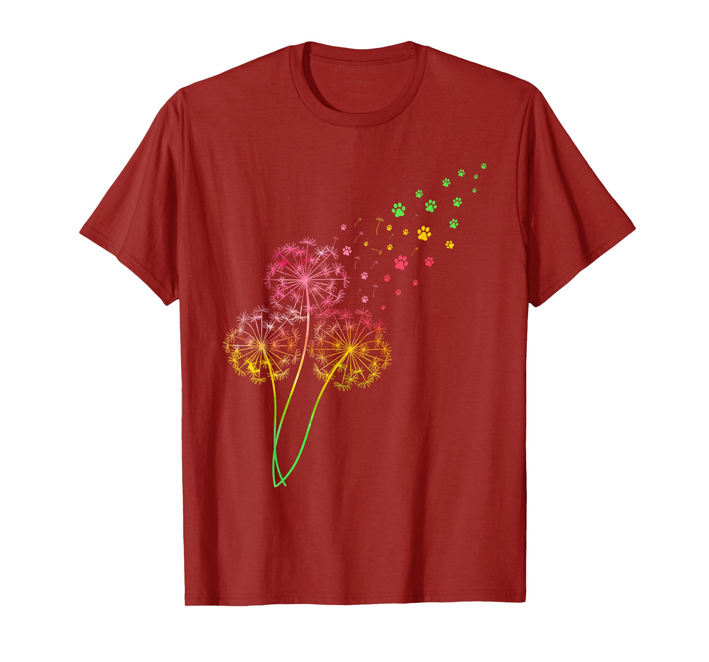 Dandelion Paw Print T-Shirt