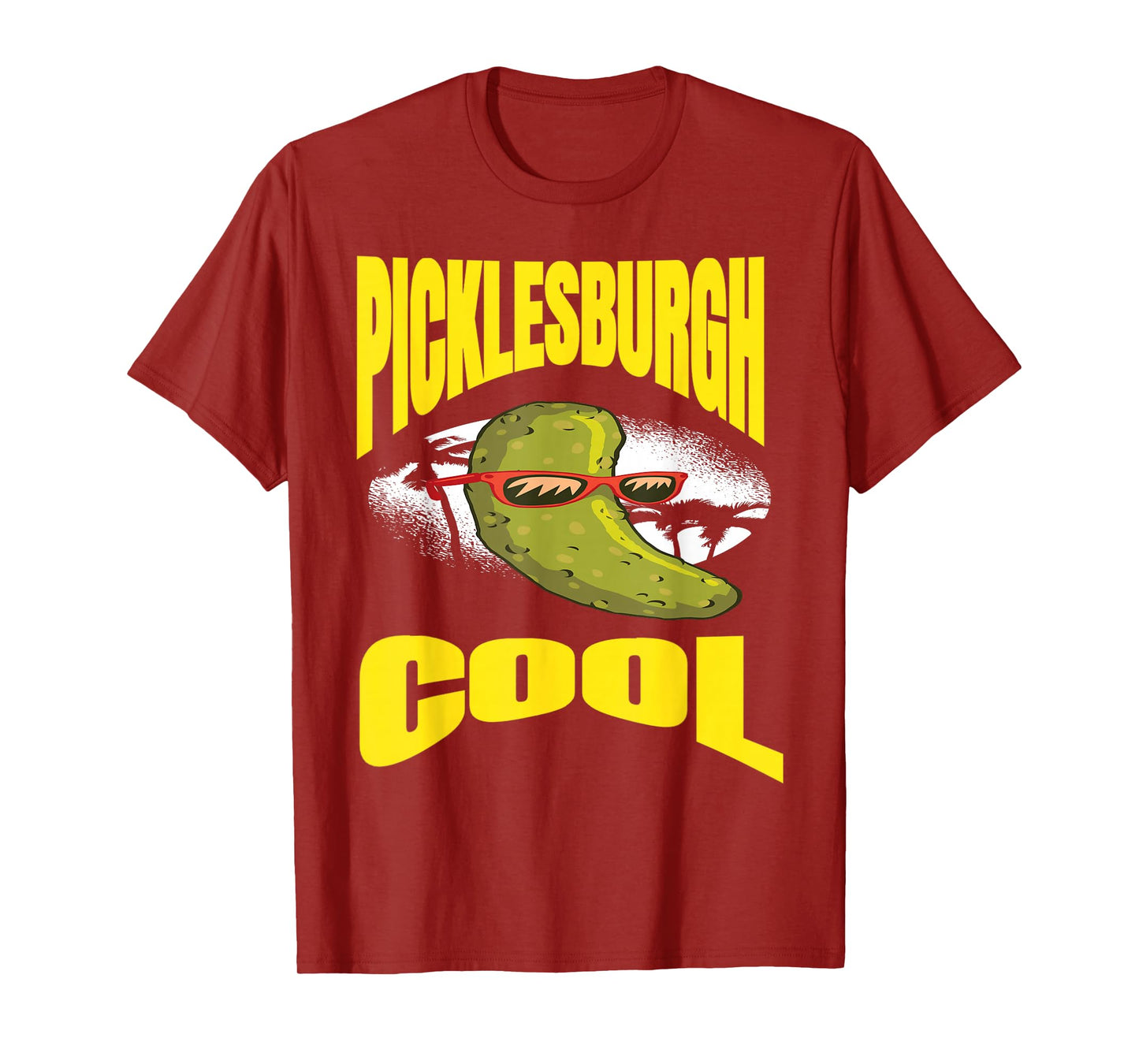 Funny Pittsburgh Humor Picklesburgh Cool Relaxing Pickle T-Shirt