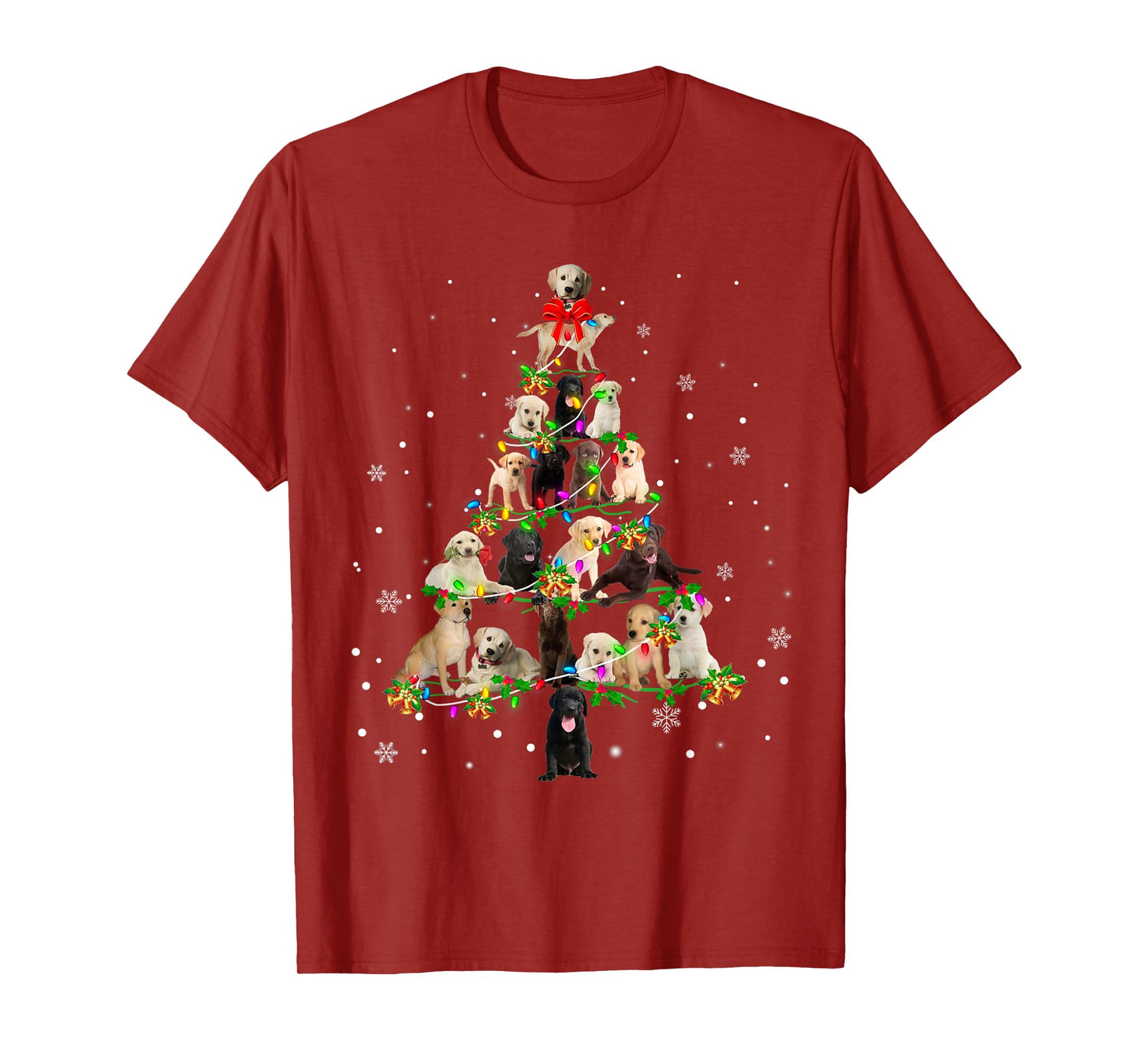 Labrador Retriever Christmas Tree X-Mas Gift T-Shirt