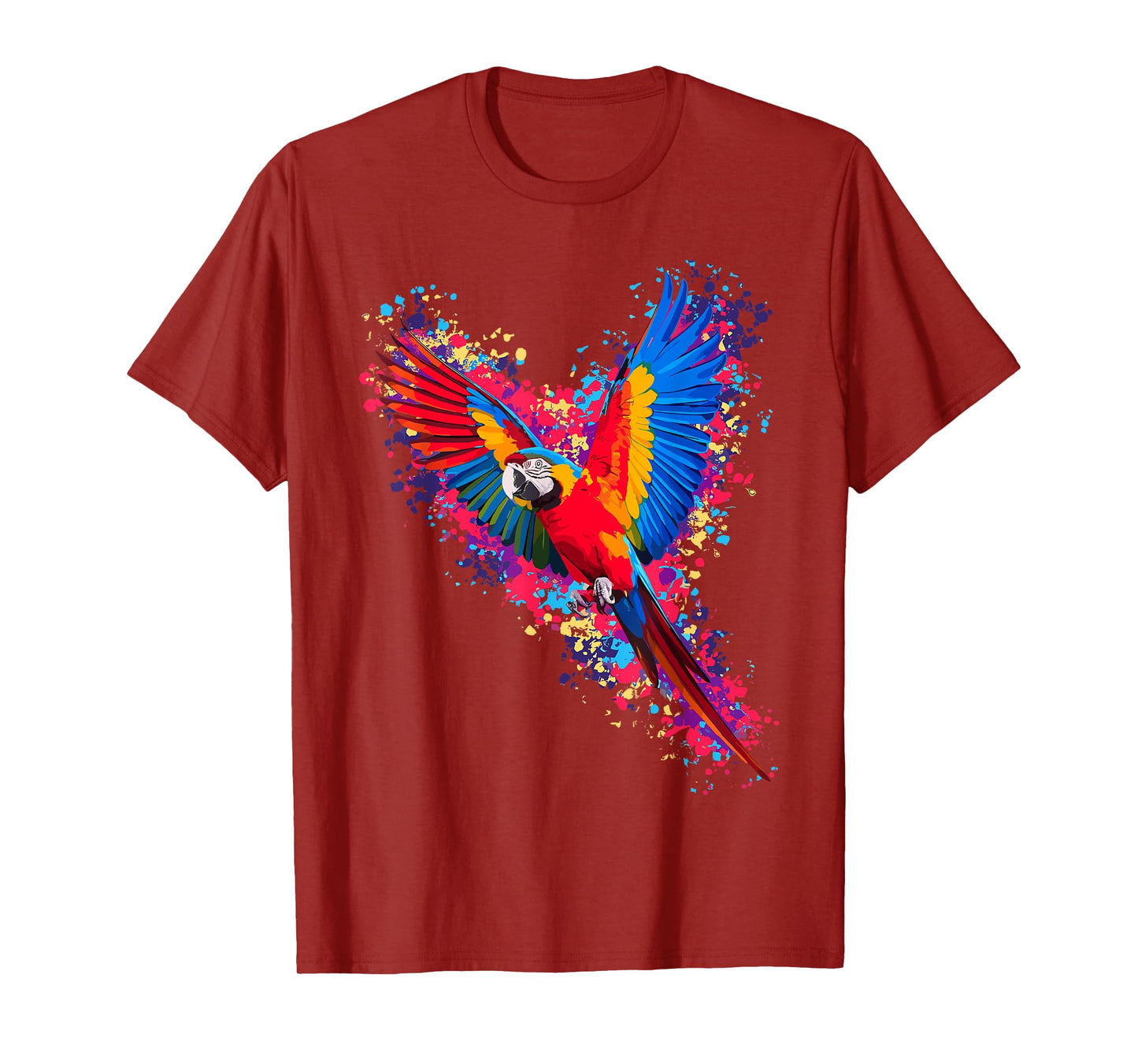 Best Parrot Art For Men Women Kids Tropical Parrot Lover T-Shirt