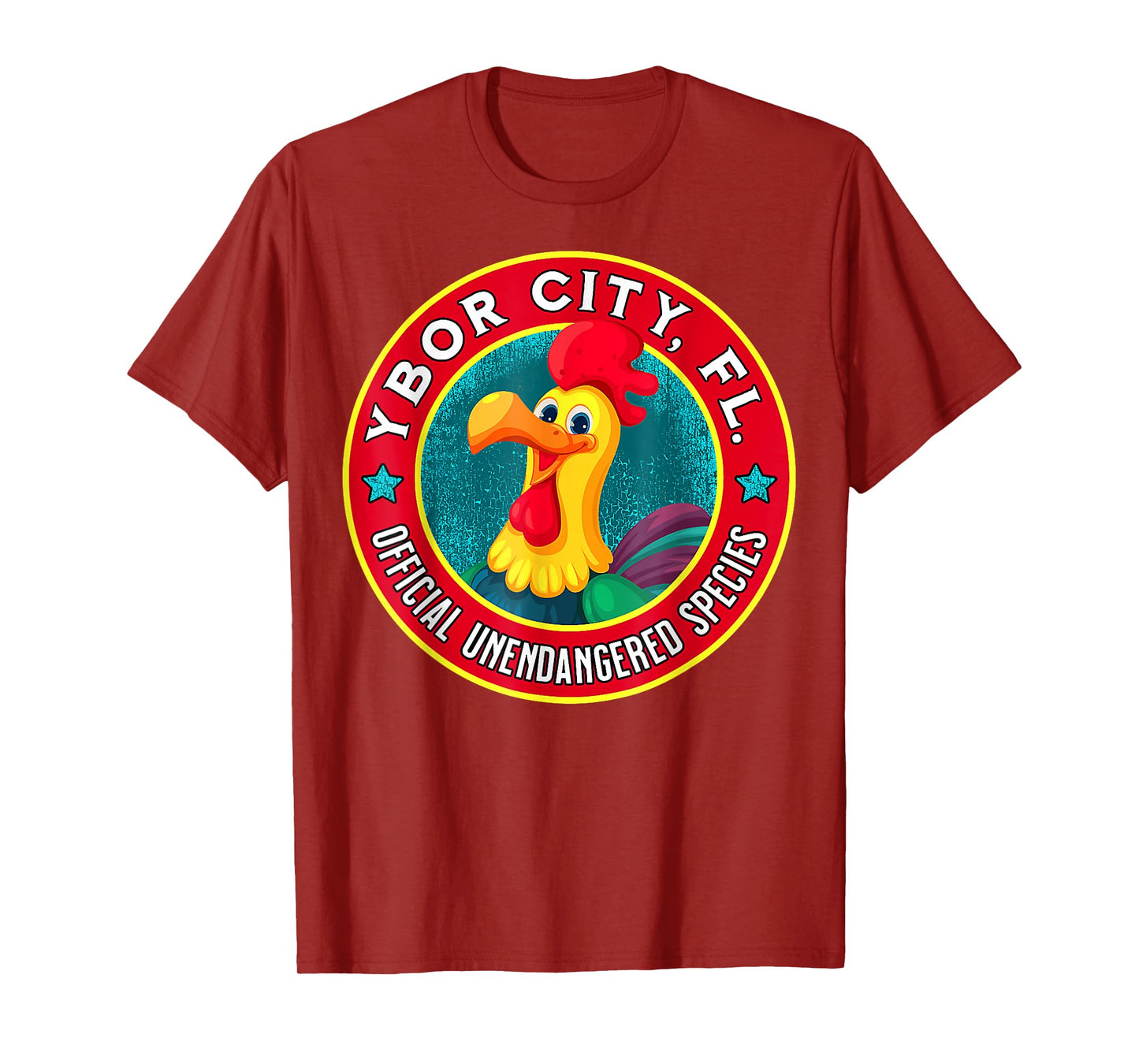 Ybor City Chicken Official Unendangered Species Souvenir T-Shirt