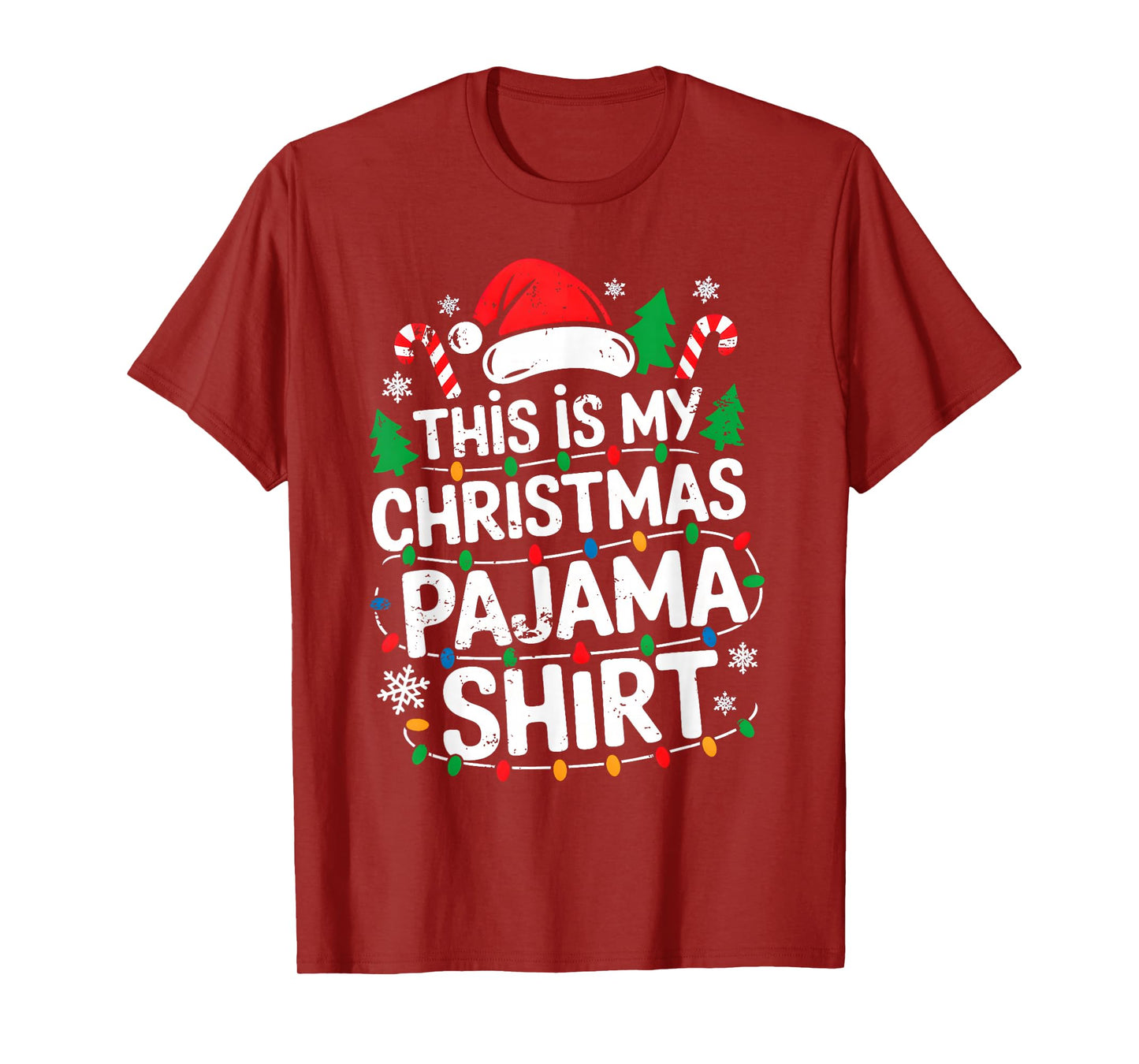 This is My Christmas Pajama Shirt Xmas Family Christmas 2025 T-Shirt