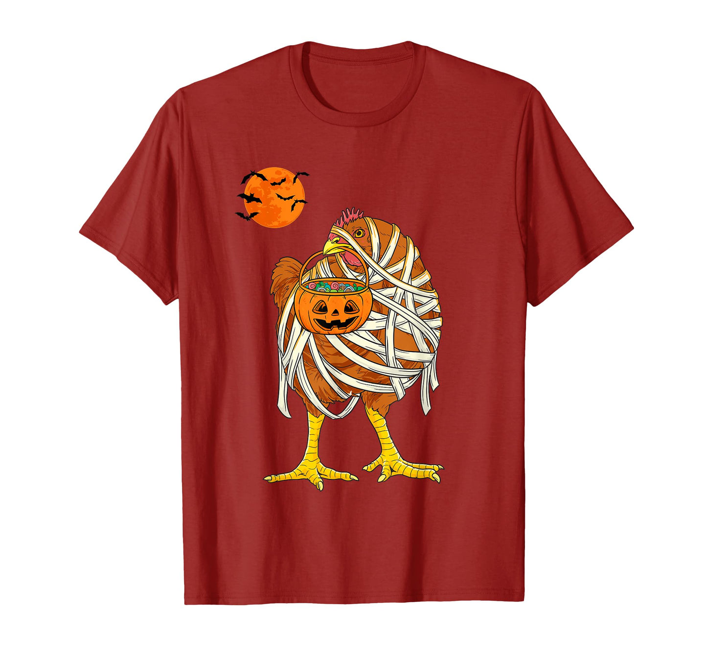 Chicken Mummy Funny Halloween Farmer T-Shirt