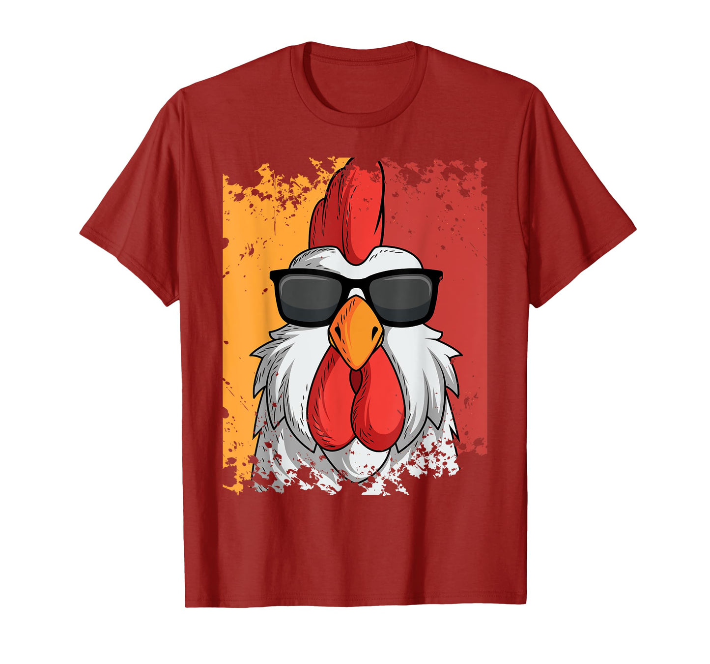 Rooster Retro Vintage Sunglasses Chicken Farm Poultry Lover T-Shirt
