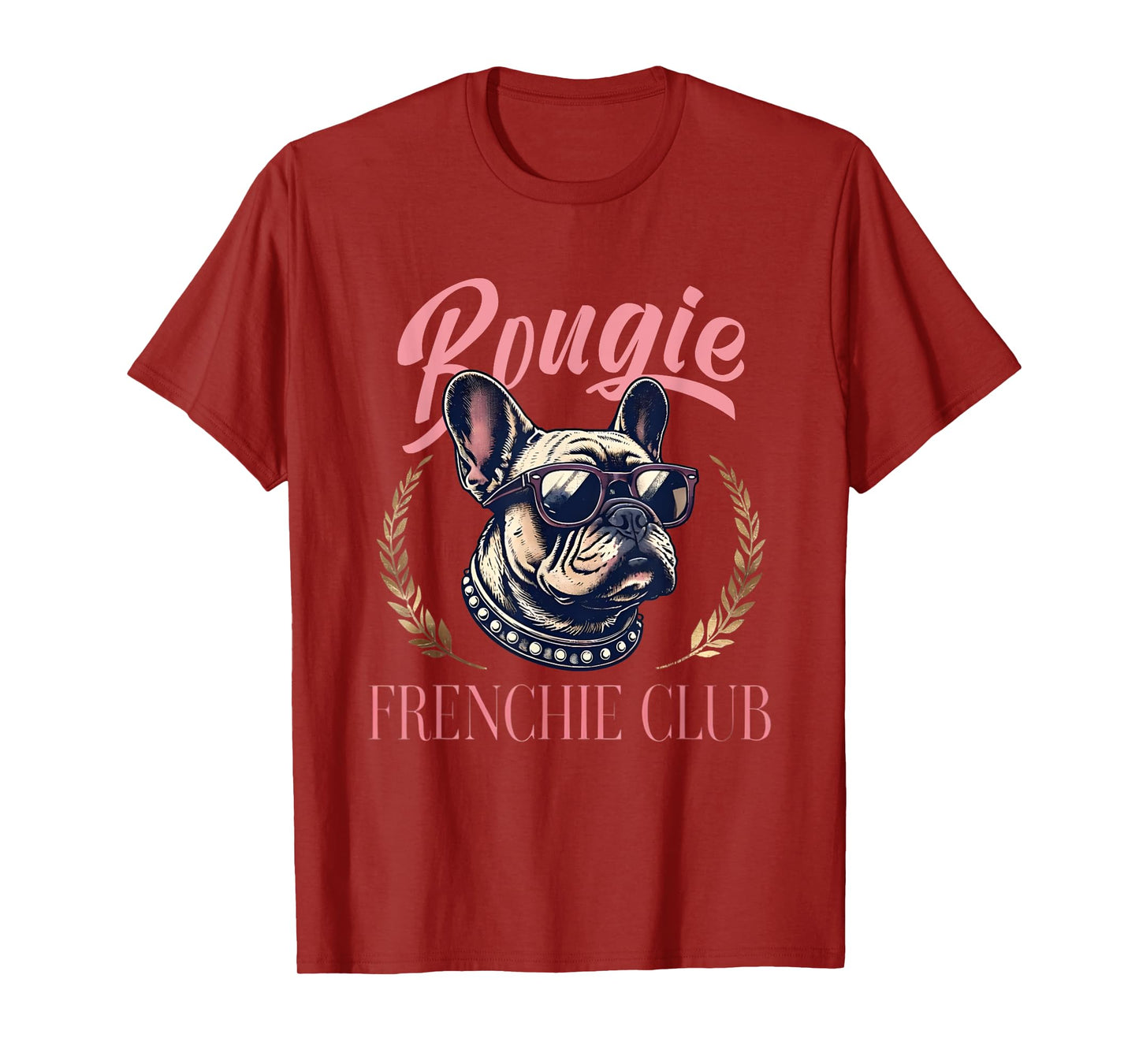 French Bulldog Shirt for Women Bougie Frenchie Club T-Shirt