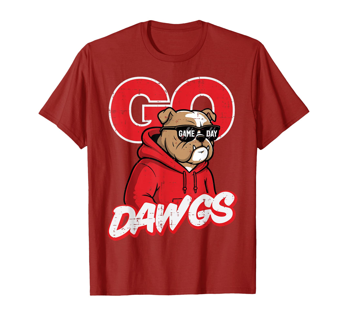 Bulldog Sunglasses Men Women Kids Boys Girls Youth Teen T-Shirt