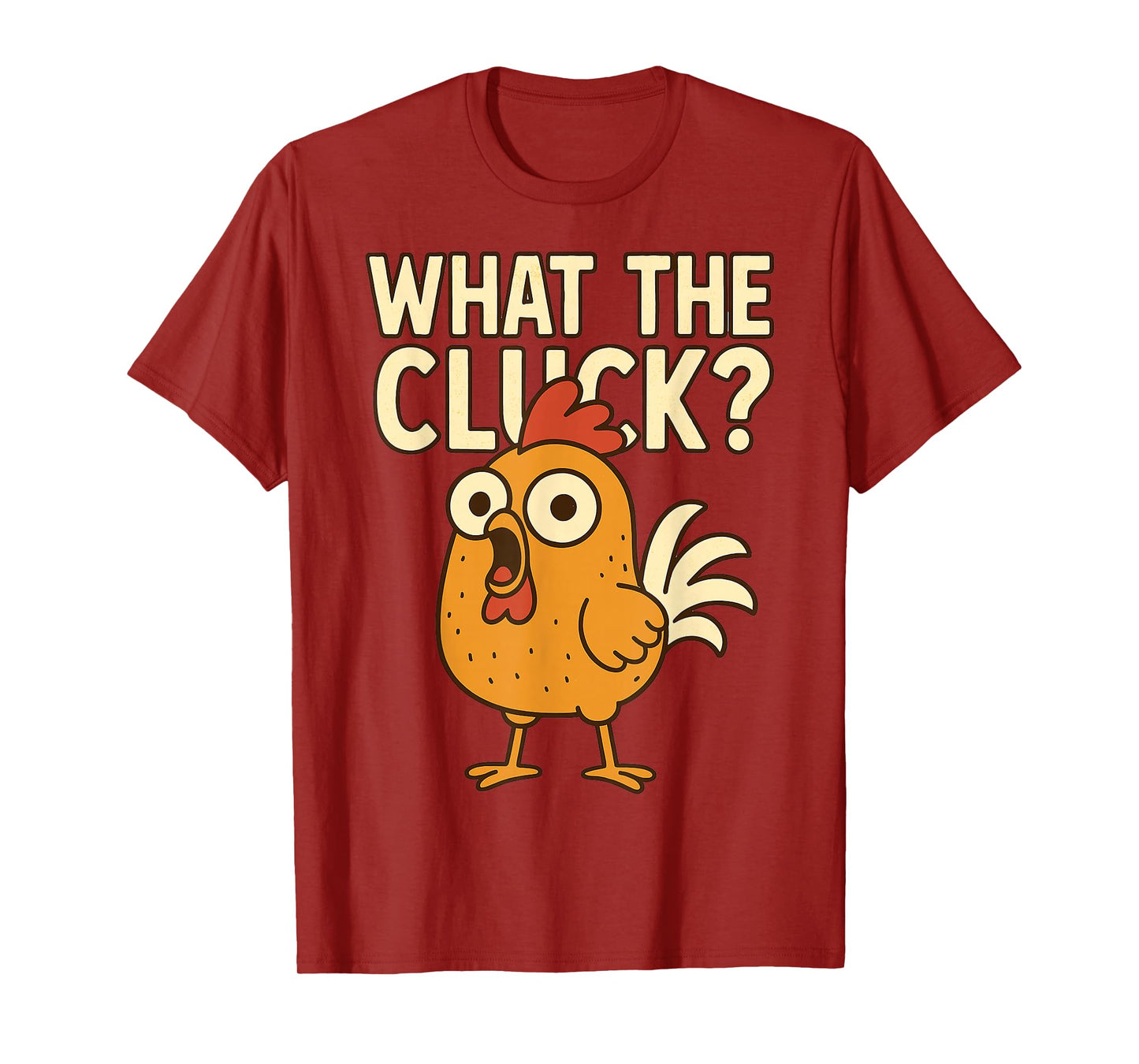 Funny Chicken What The Cluck Retro Gifts for Men Women Kid T-Shirt
