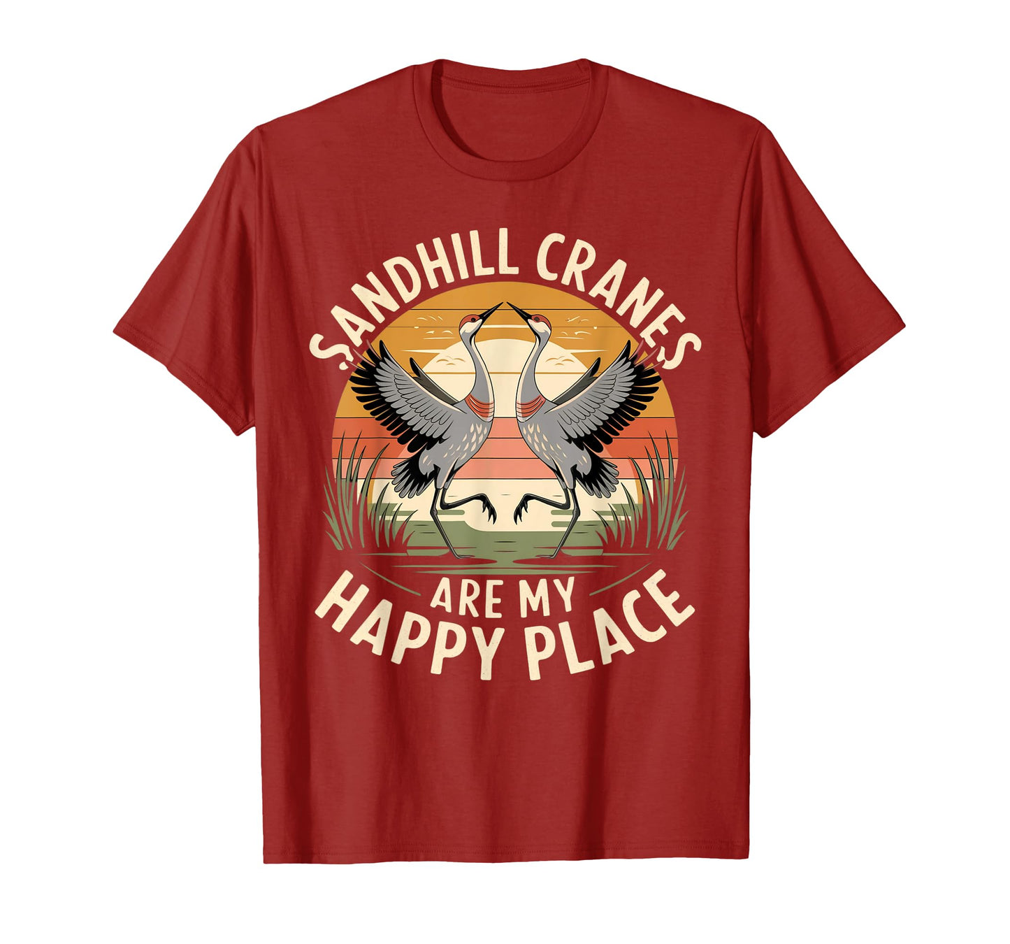 Sandhill Crane – Majestic Bird Lover Design T-Shirt
