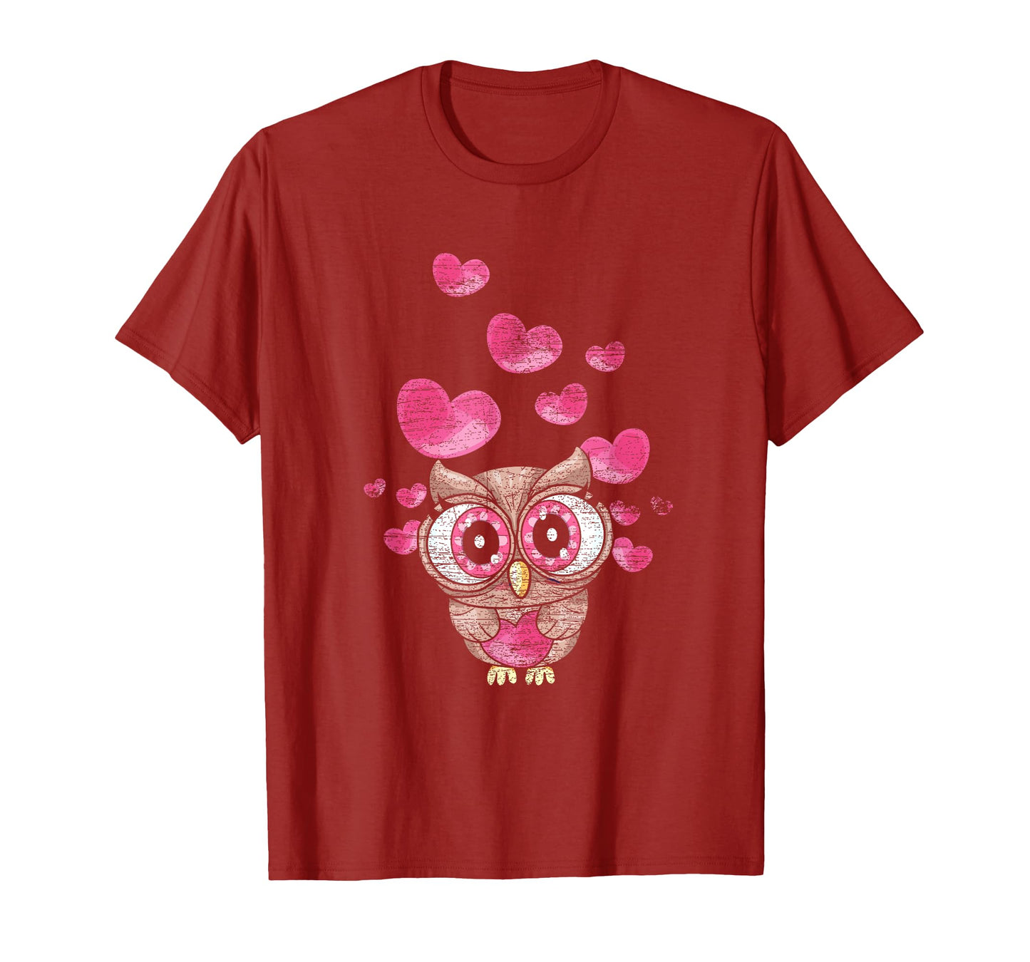 Cute Bird Women Girls Kids Owl T-Shirt