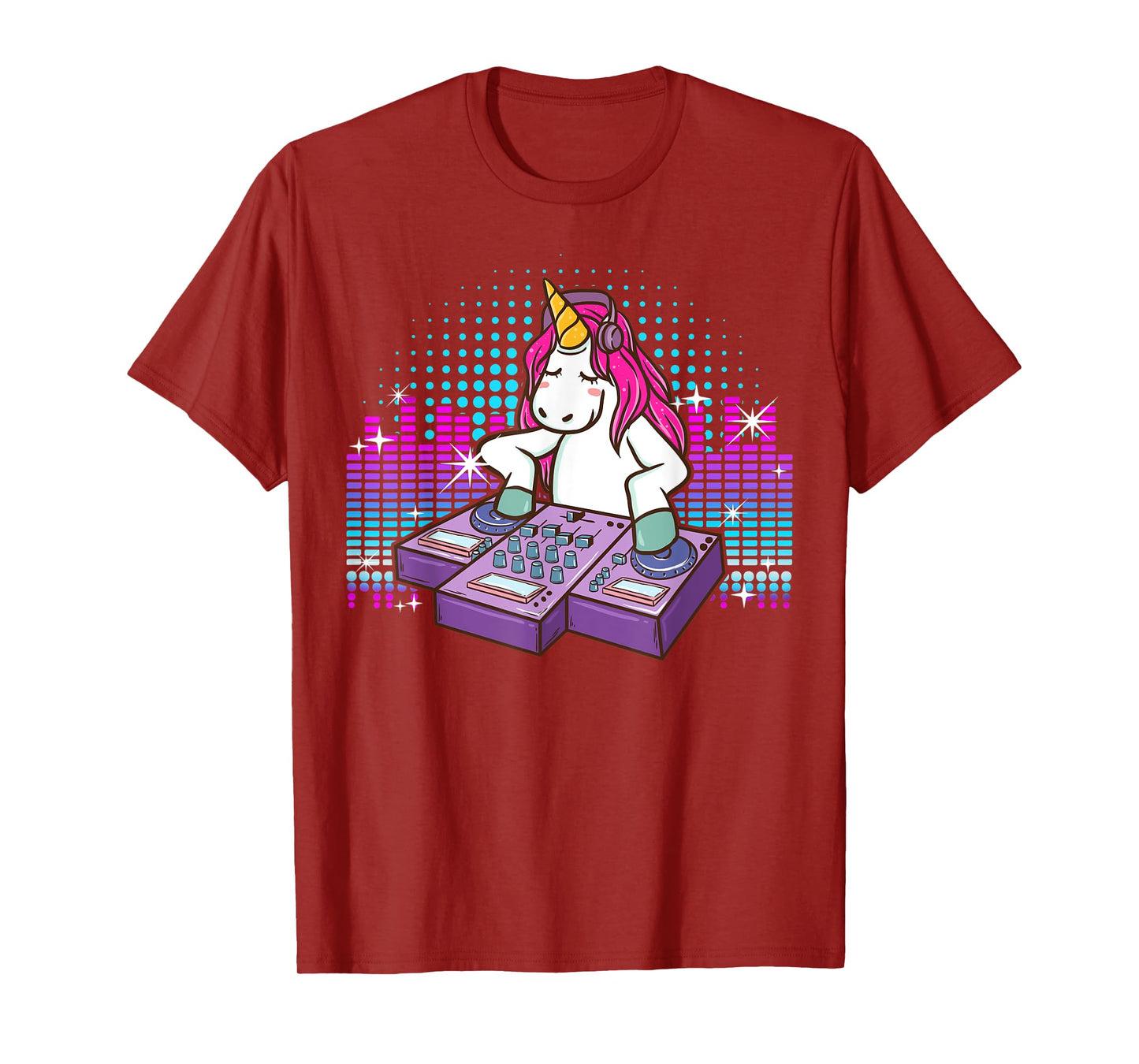 Fun DJ Shirt Unicorn T Shirts DJ Turntable Shirt Rave Shirt