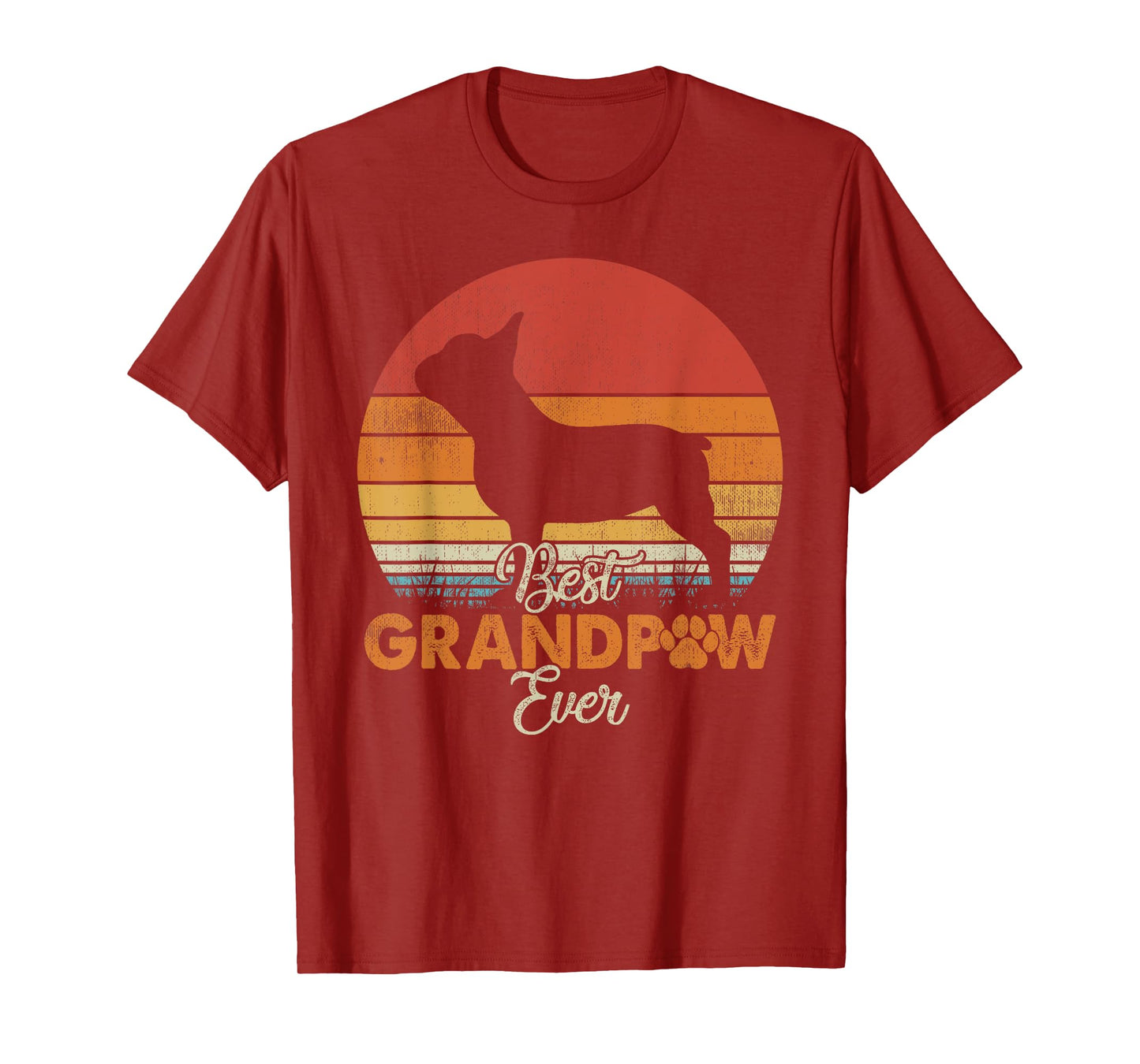 Best Grandpaw Ever French Bulldog Grandpa T-Shirt