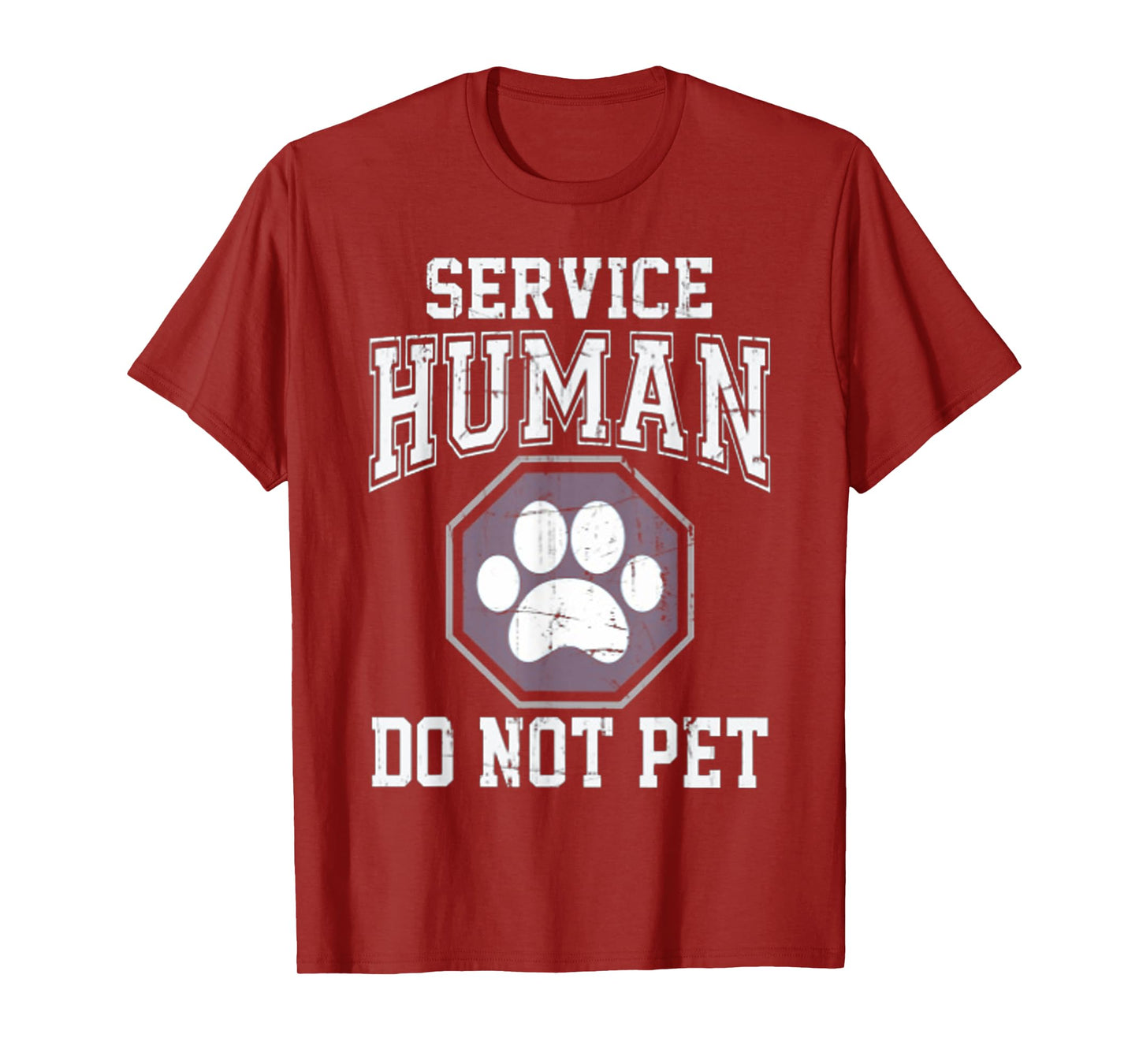 -Service-Human-Do-Not-Pet- T-Shirt