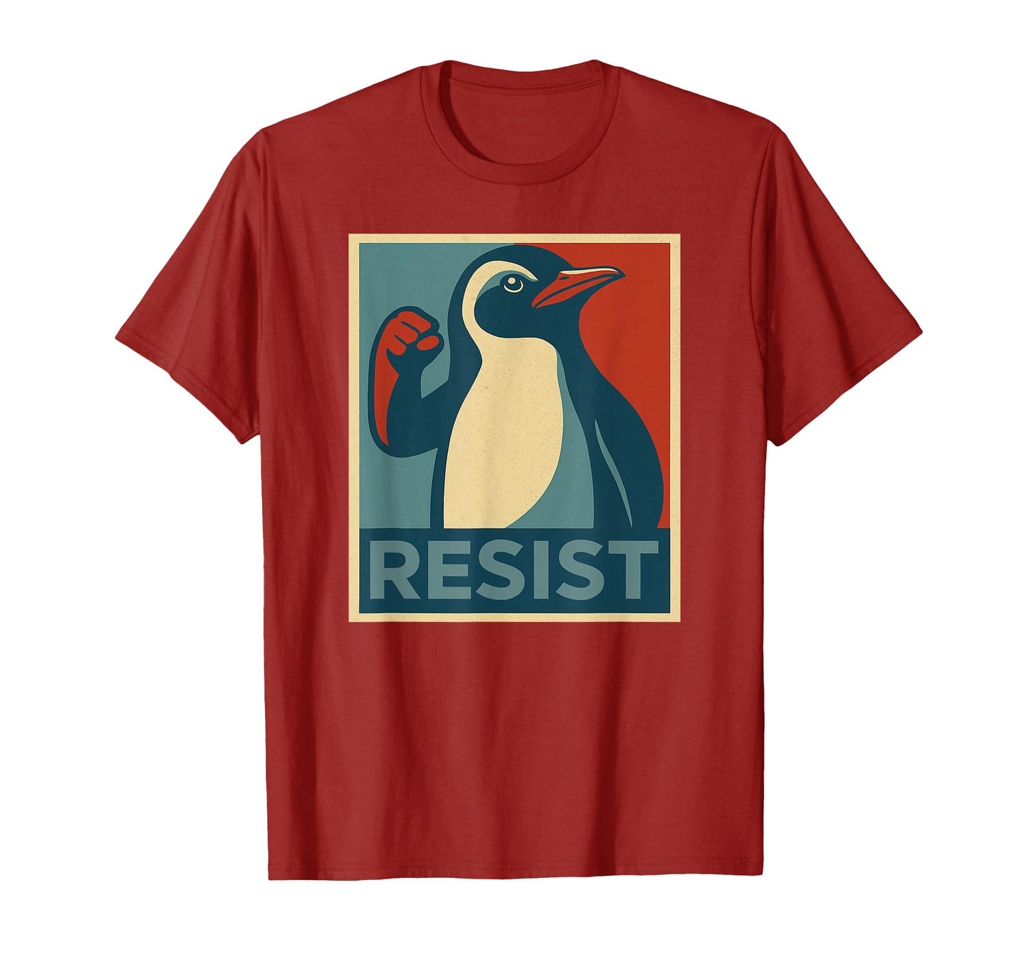 Funny Graphic Penguin Against Tariffs Penguins Resist T-Shirt