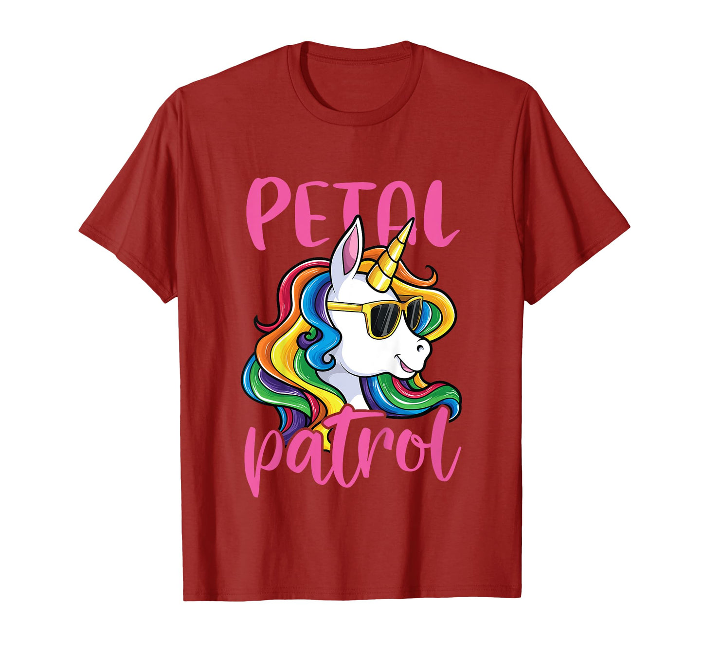 Flower Girl Shirt Wedding Unicorn Petal Patrol T-Shirt