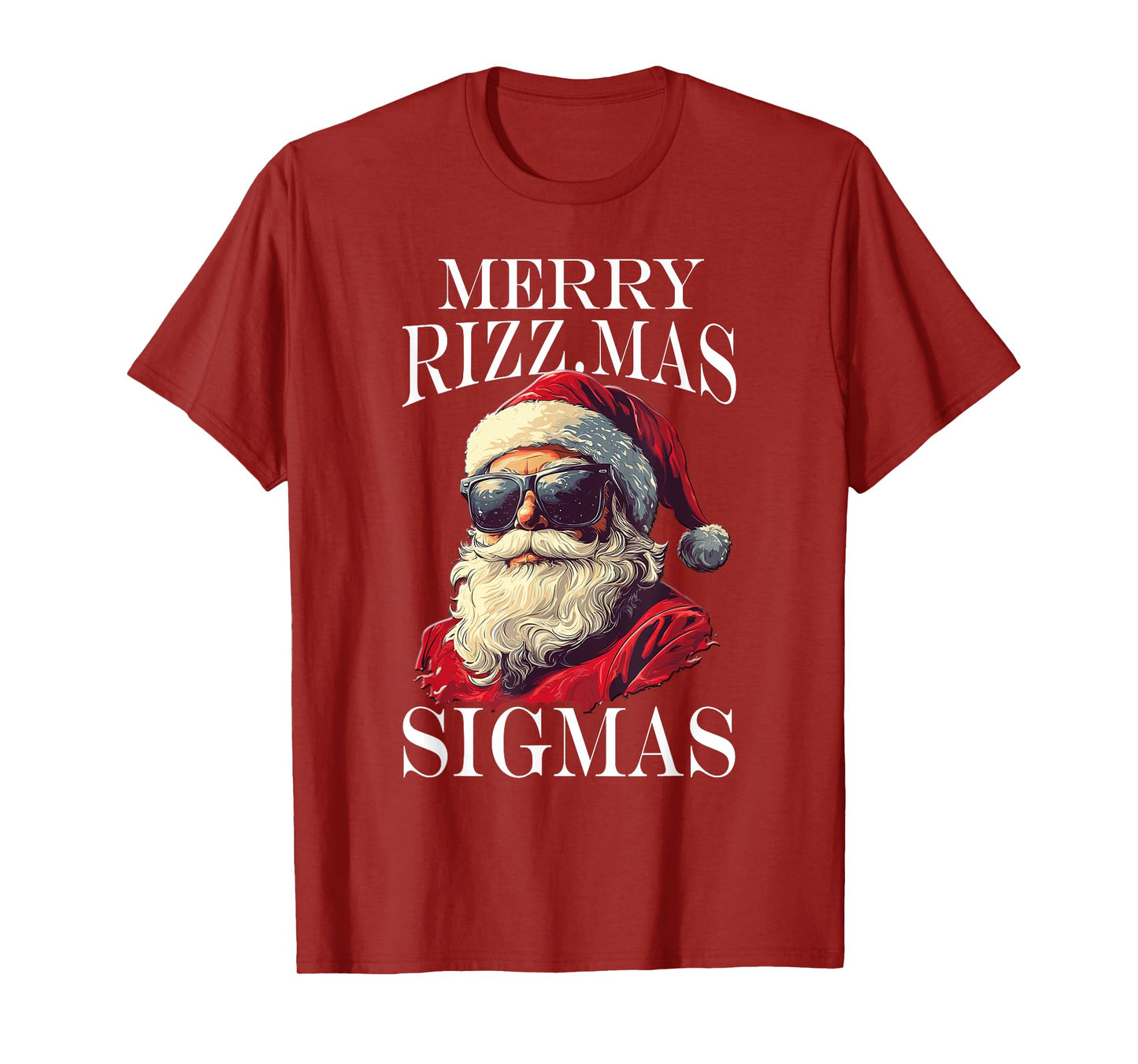 Merry Rizzmas Sigmas - Xmas Christmas Santa Claus T-Shirt