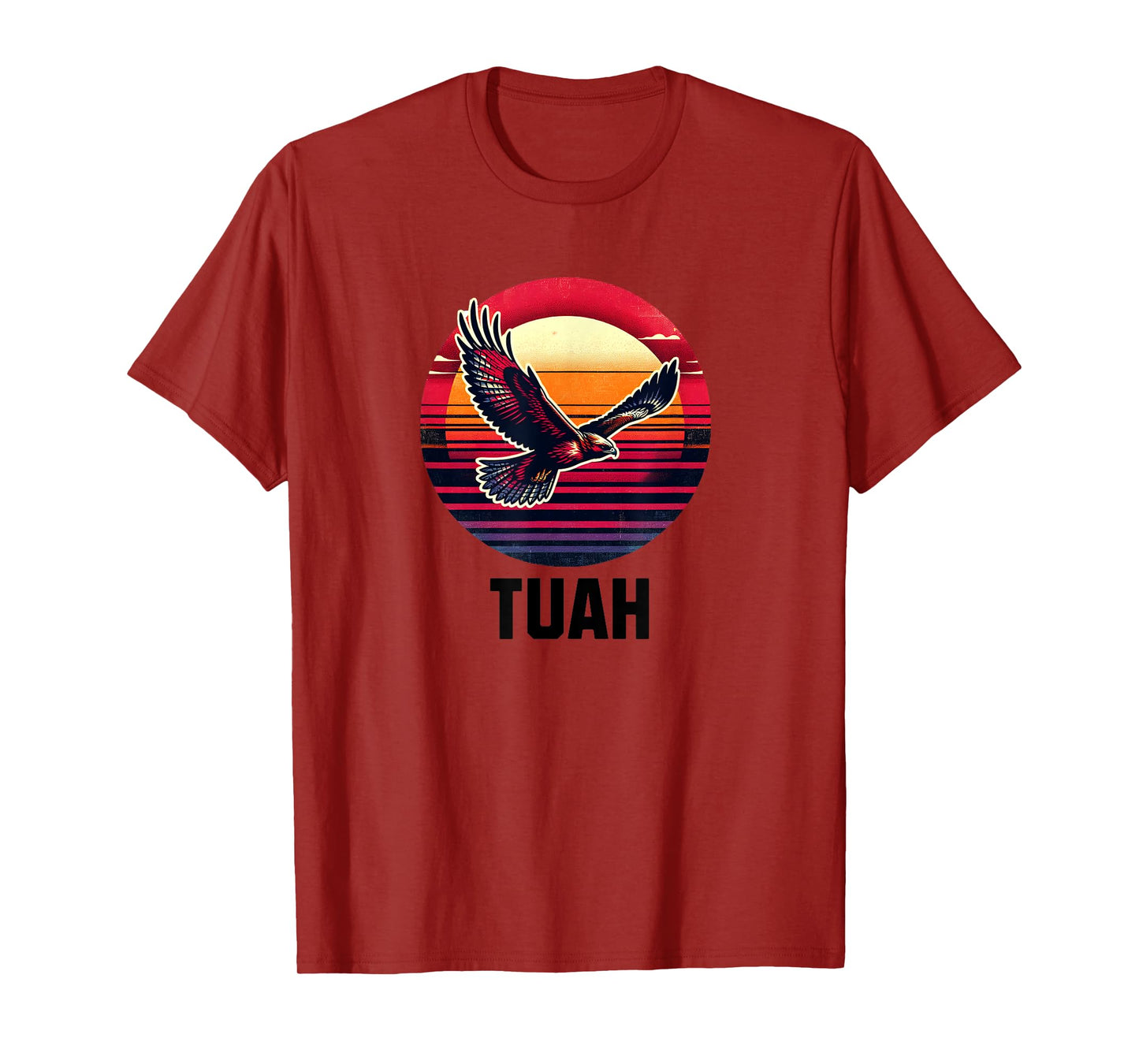 HAWK TUAH HAWK TUSH T-Shirt, Small, Grey