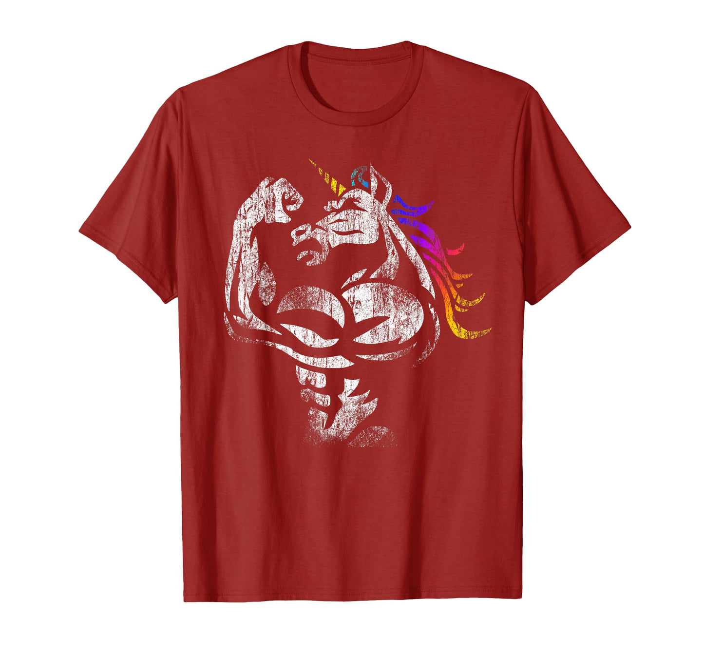 Unicorn Muscle Shirt Birthday Father's Day Gym T-Shirt T-Shirt