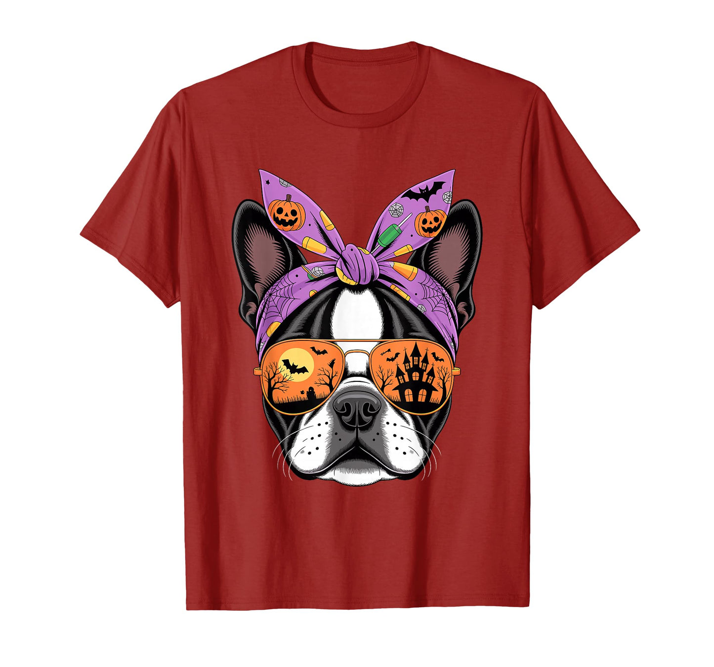 Halloween Bandana French Bulldog Frenchie T-Shirt
