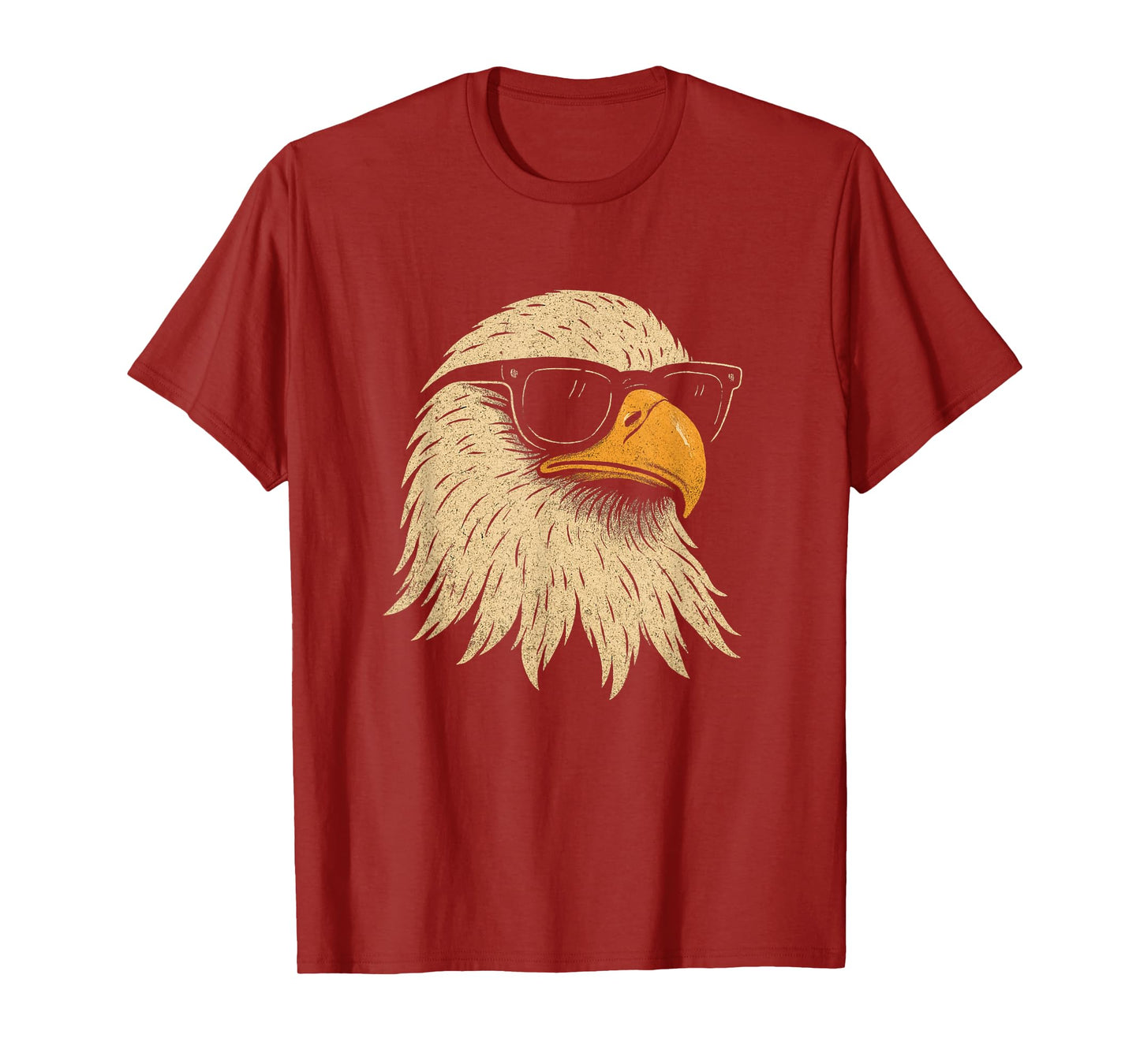 Cool Eagle Sunglasses Retro Vintage Patriotic Eagle T-Shirt