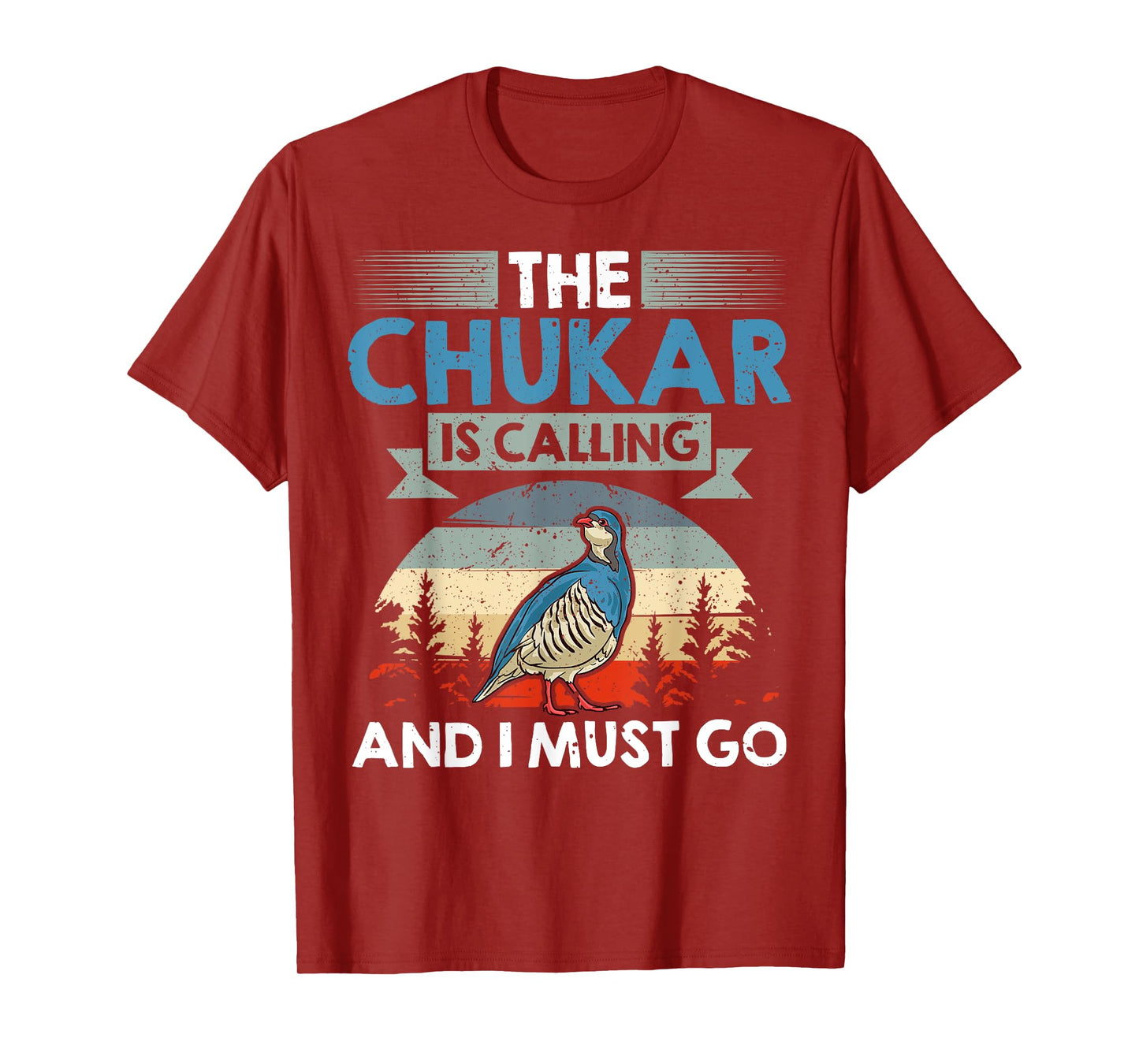 Chukar Hunting Flying Bird Animals Hunt T-Shirt