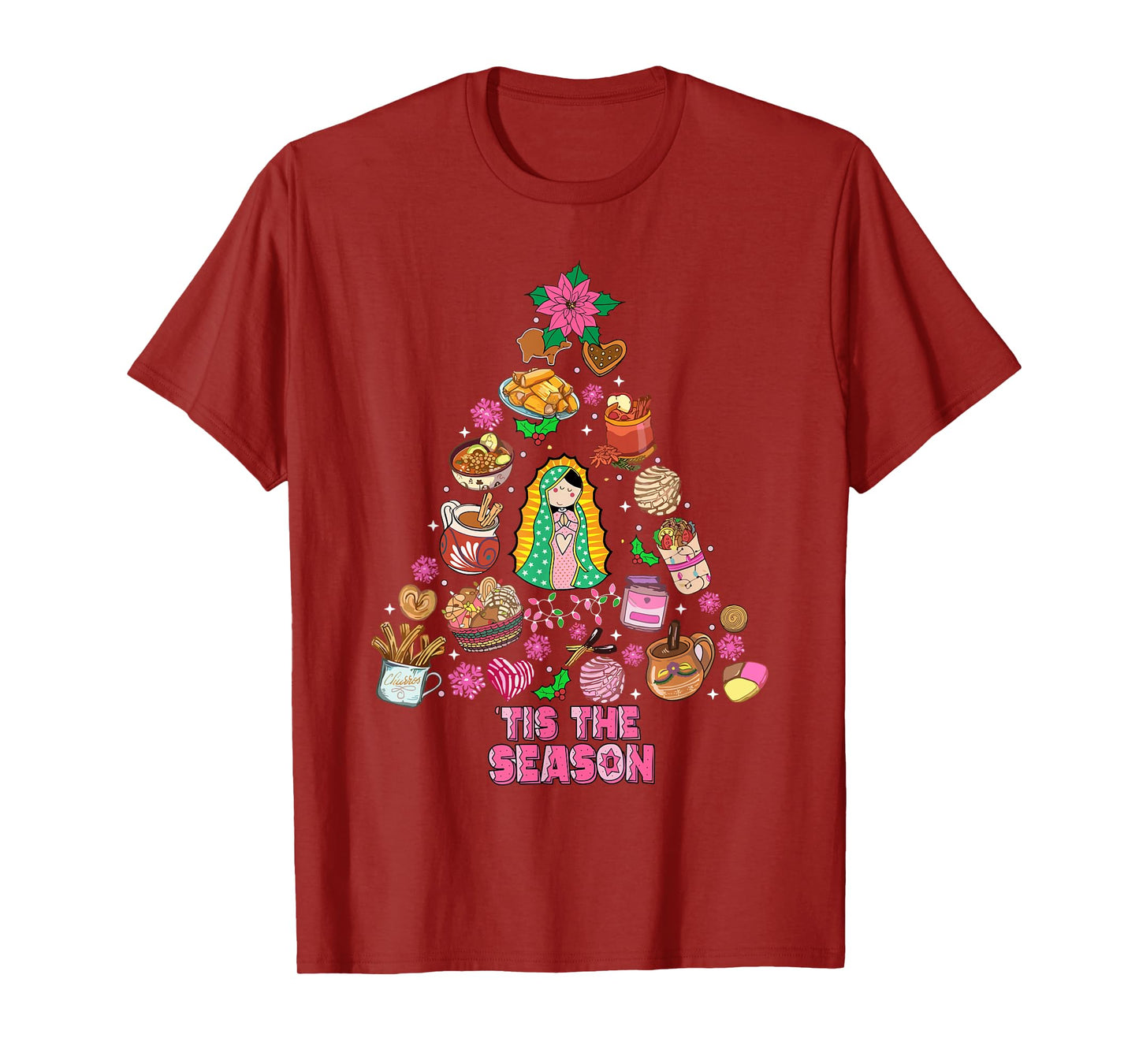 Tis the Season Mexican Christmas Feliz Navidad Xmas Mexican T-Shirt