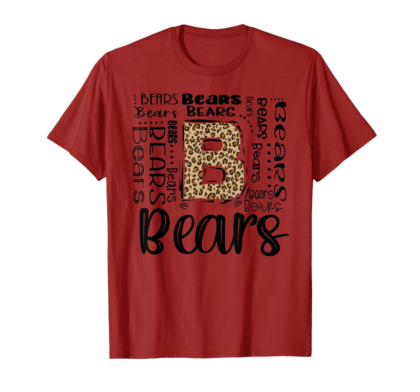 Bears School Sports Fan Team Spirit Vintage T-Shirt