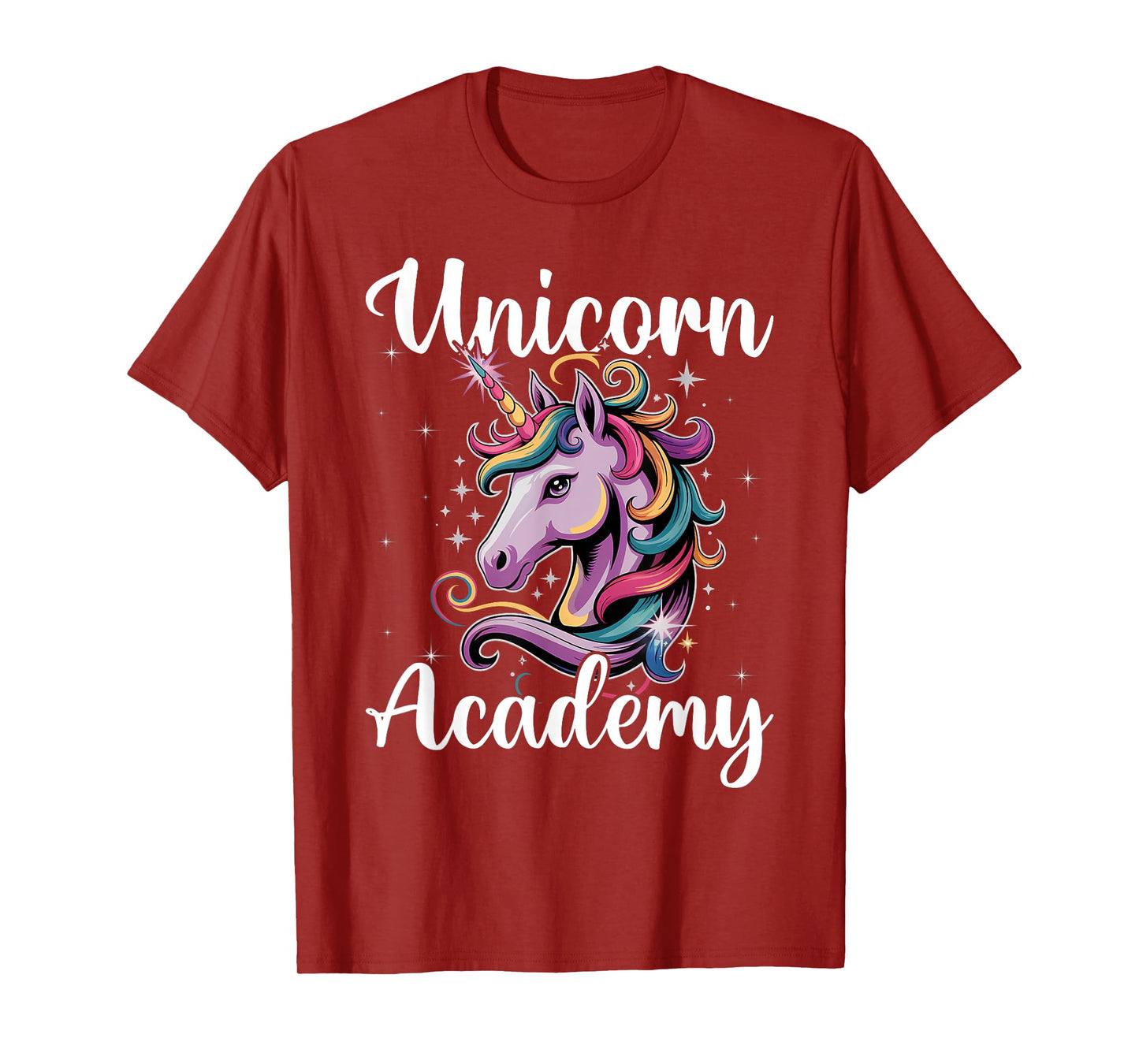 Unicorn Academy Enchanting Graphic Logo T-Shirt