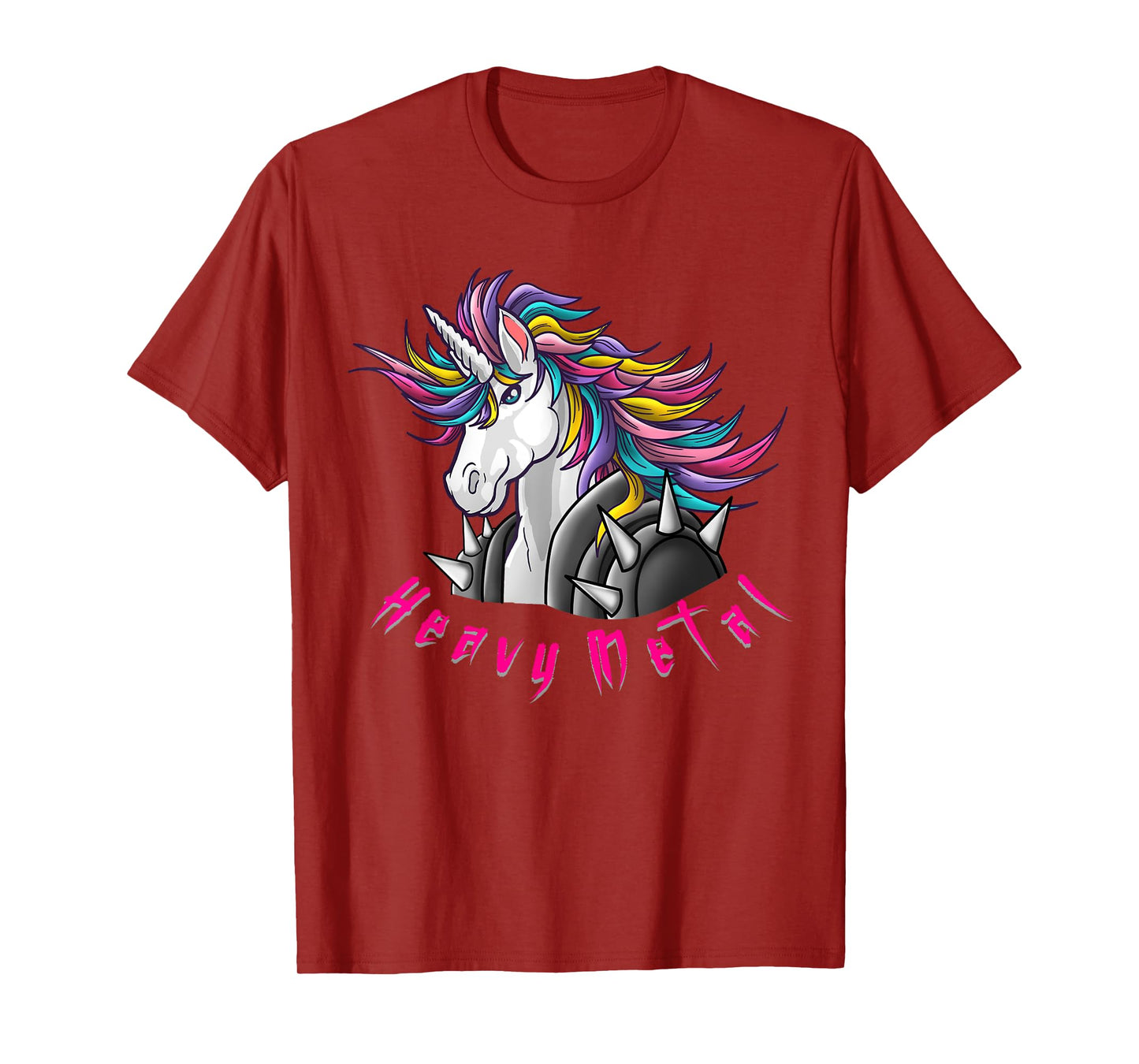 Unicorn Funny Heavy Metal Design For Men Woman Kids Girls T-Shirt