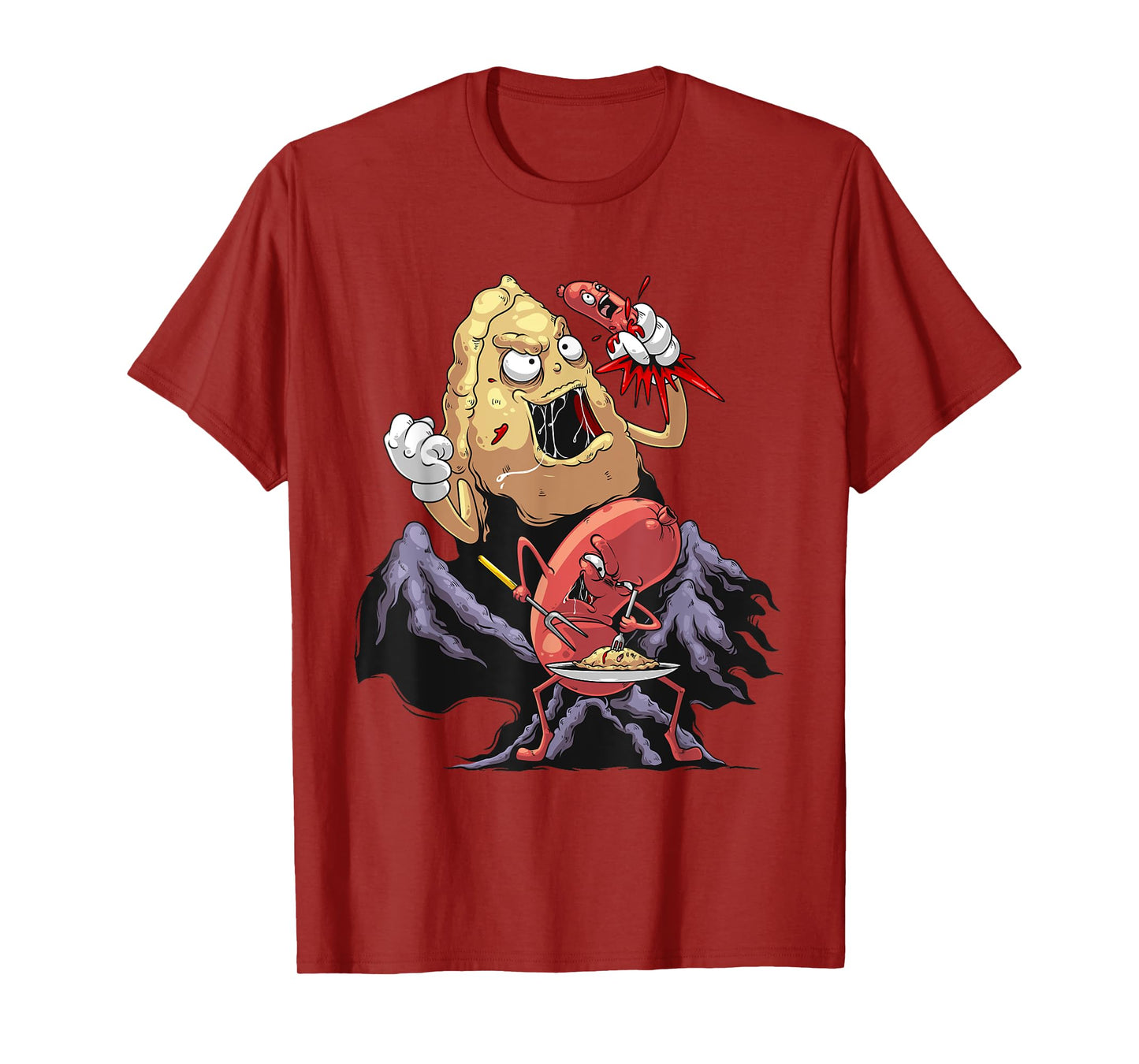 Cool Pierogi And Kielbasa Polish Food | Funny Foodie Gift T-Shirt