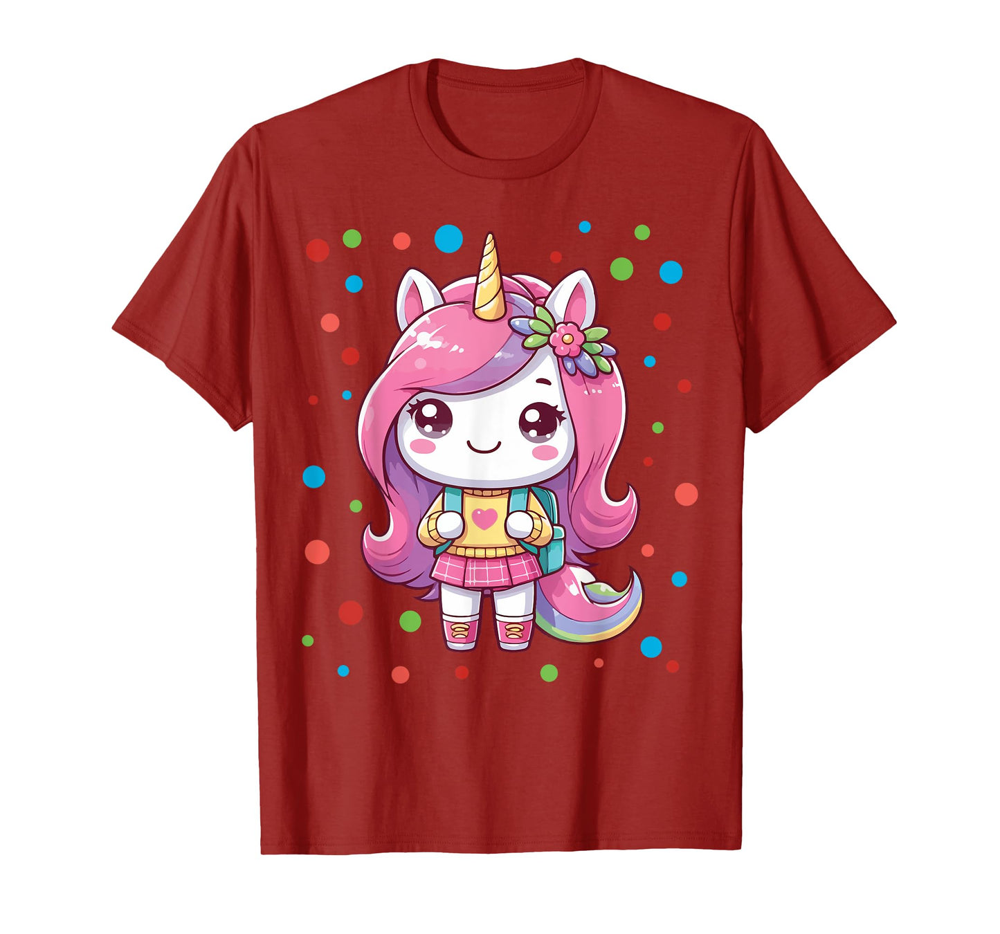 Happy Dot Day Unicorn Dots For Girls T-Shirt