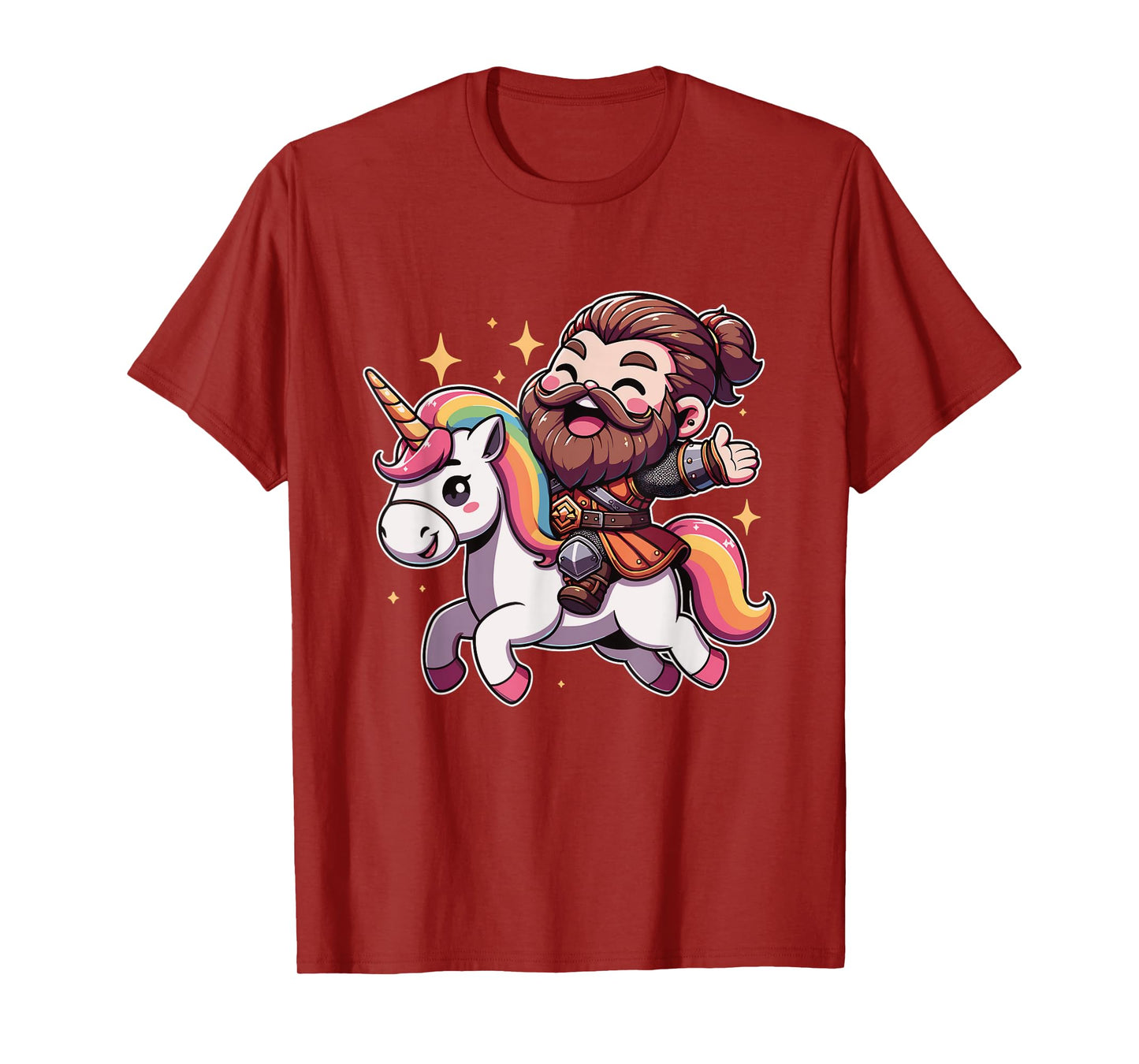 Epic Viking Riding A Unicorn T-Shirt