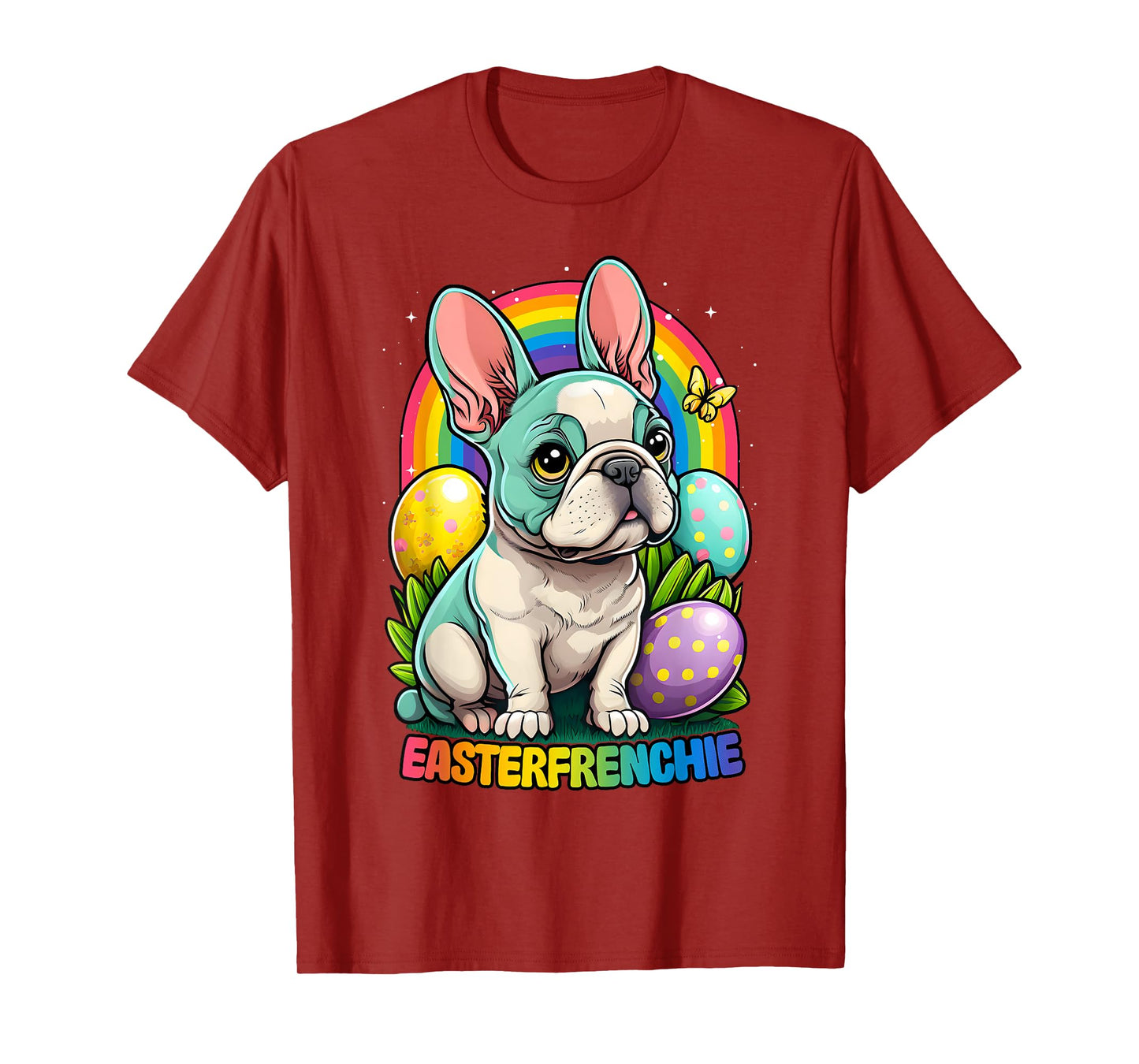 Funny Easter French Bulldog Easterfrenchie Cute Frenchie T-Shirt