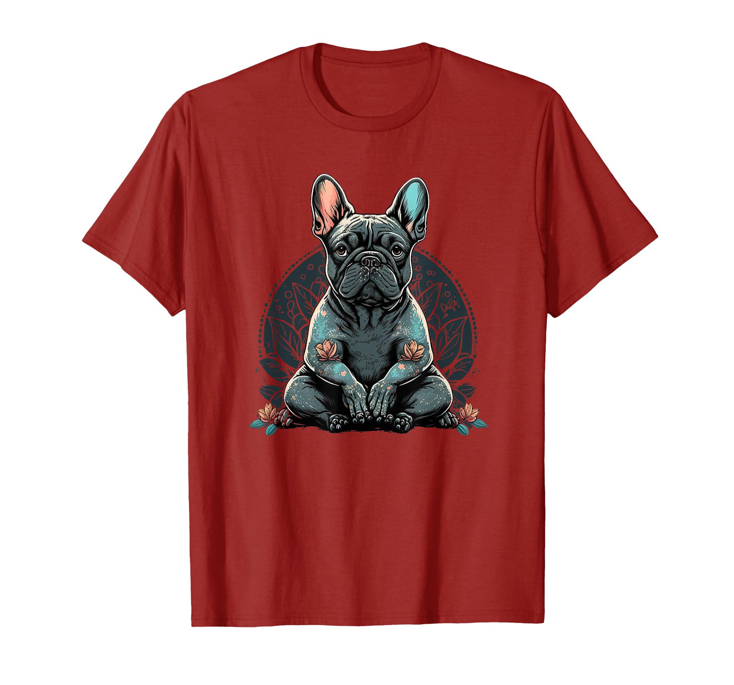 Funny French Bulldog Frenchie Yoga T-Shirt
