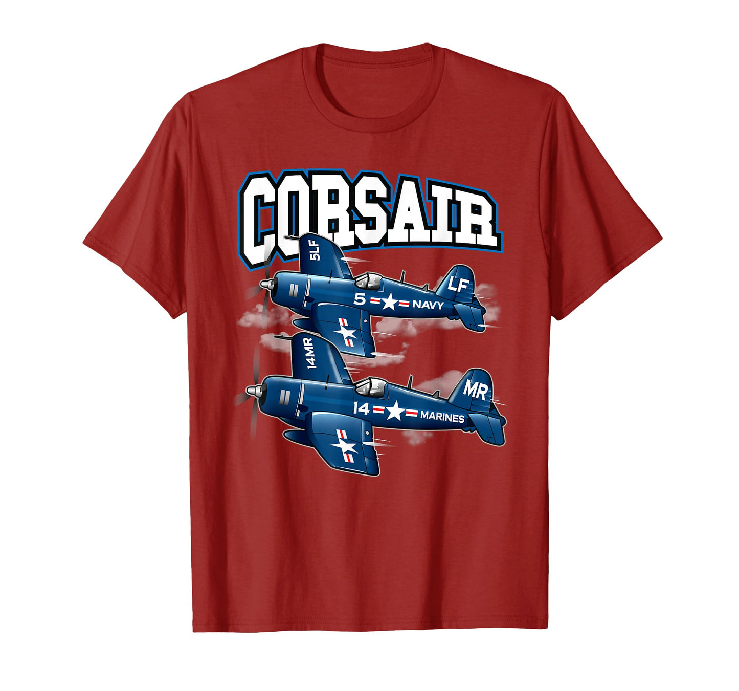 Corsair Warbird World War II Fighter Plane Pilot Gift T-Shirt