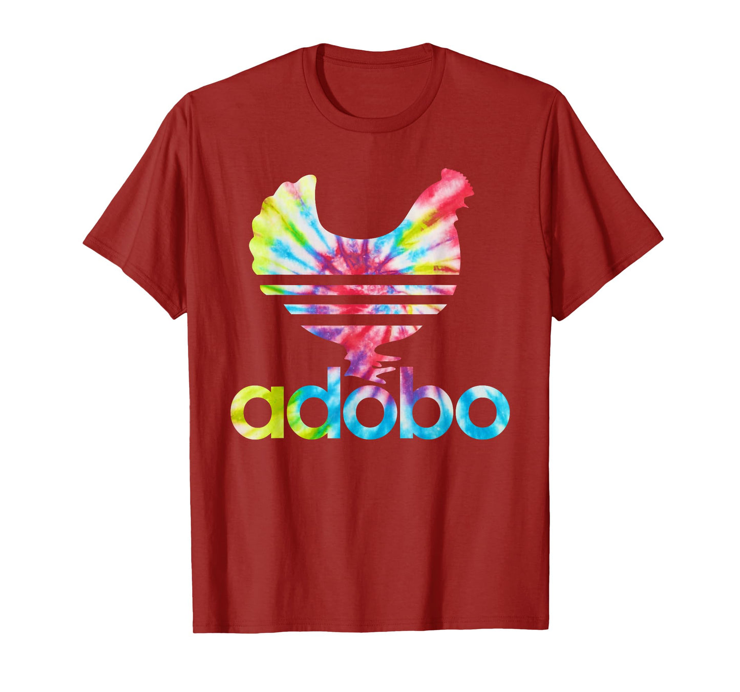 Tie Dye Filipino Adobo Chicken Philippines Funny Pinoy Food T-Shirt