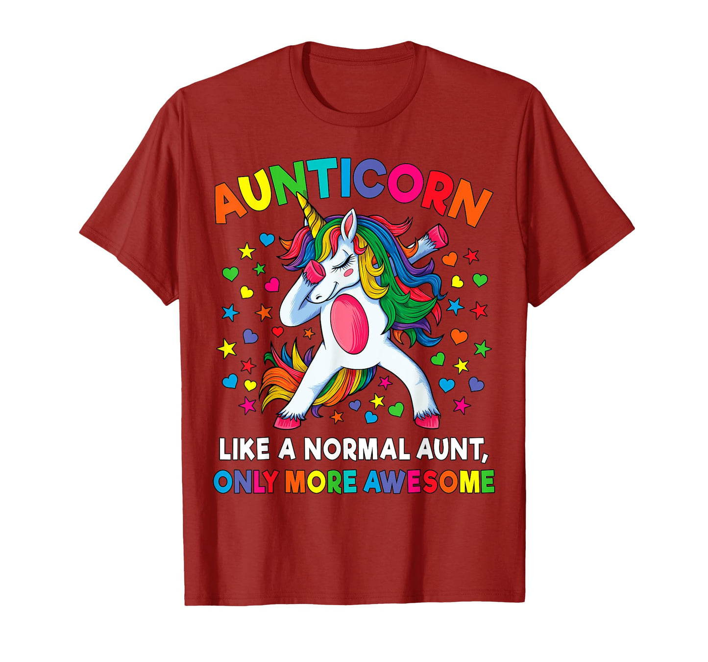 Aunticorn Like An Aunt Only Awesome Dabbing Unicorn Women T-Shirt