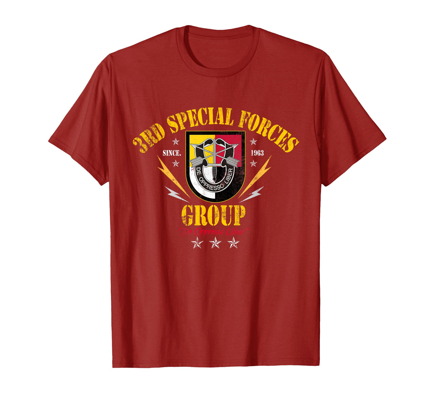 3rd Special Forces Group Veteran T Shirt Military Patriotic T-Shirt