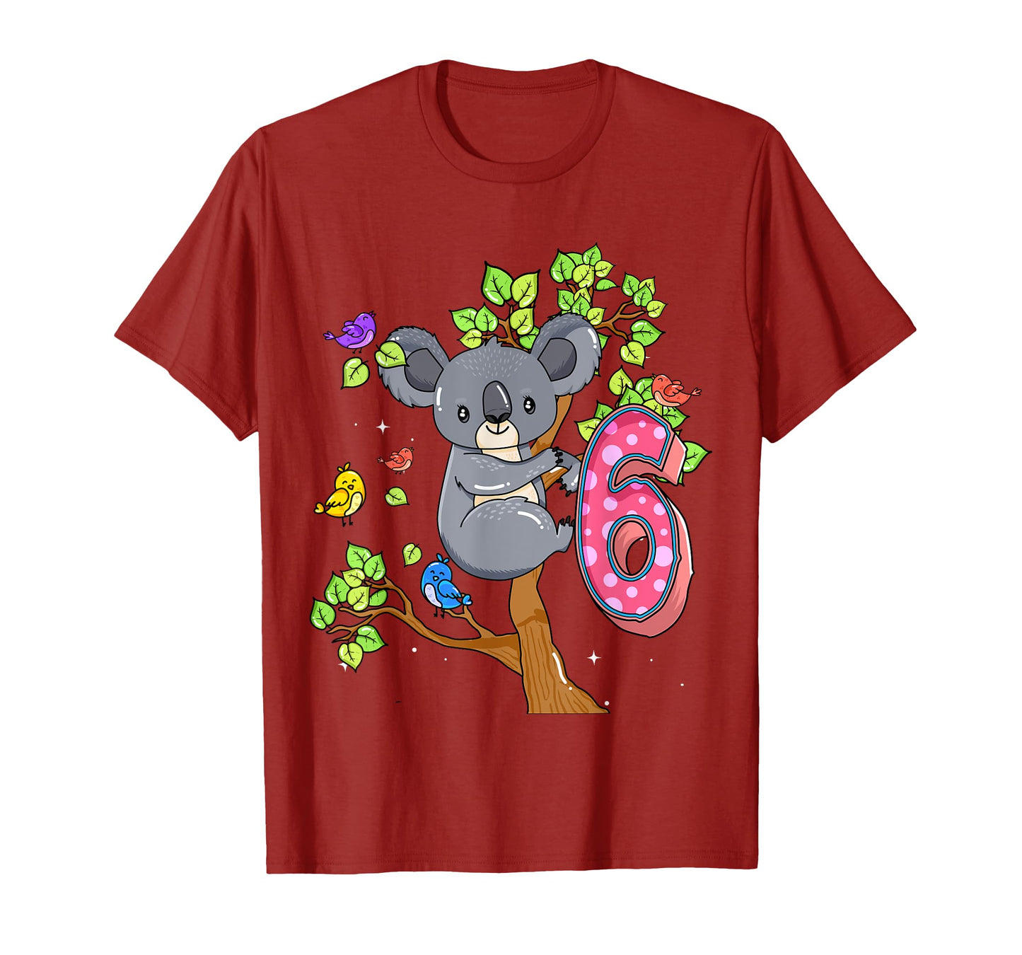 Koala Bear 6th Birthday Girl 6 Year Old Birthday Koalas Bday T-Shirt
