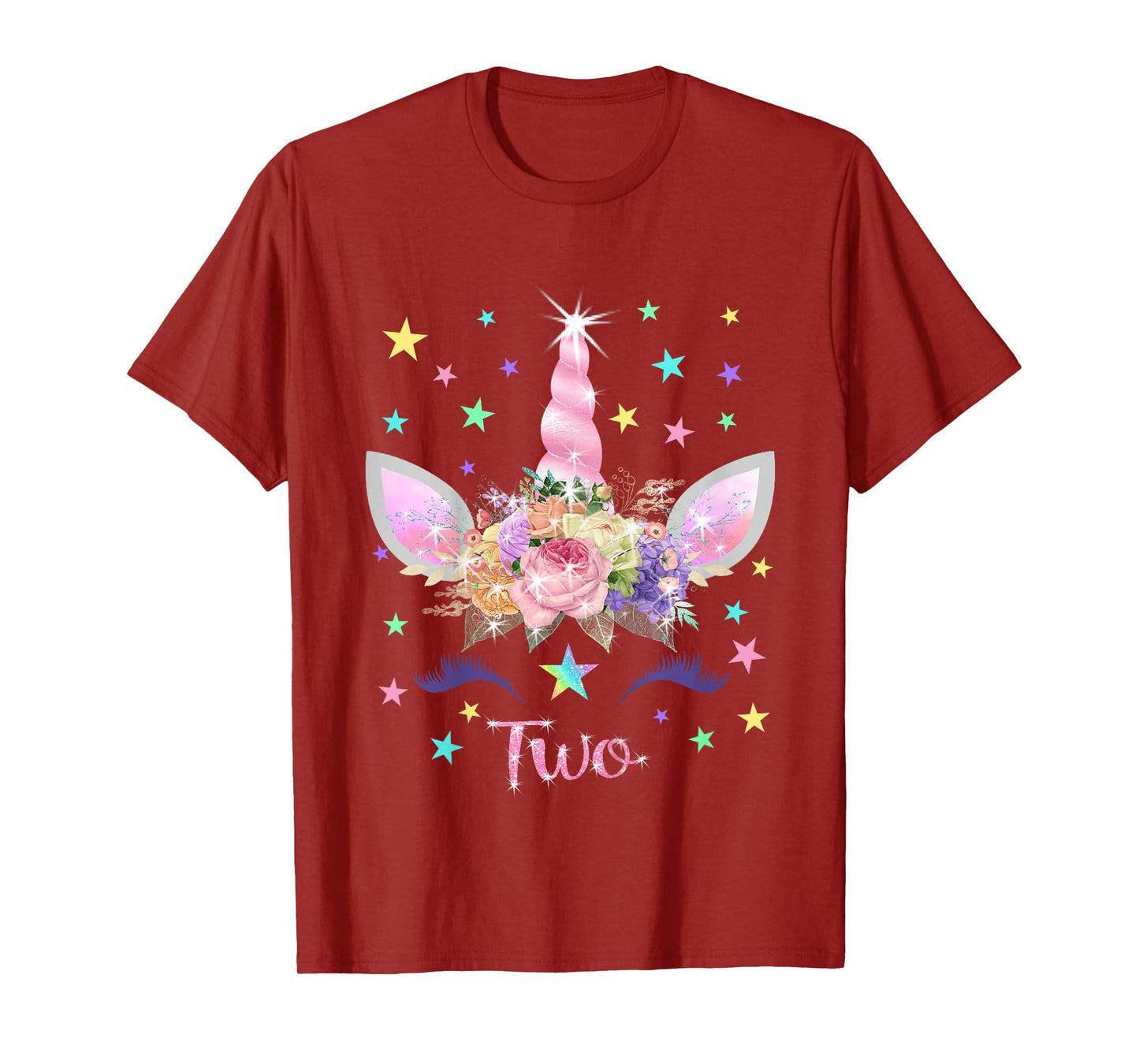 Kids 2nd Birthday Unicorn Shirt (Two Years Old) 2 Year Old Gift