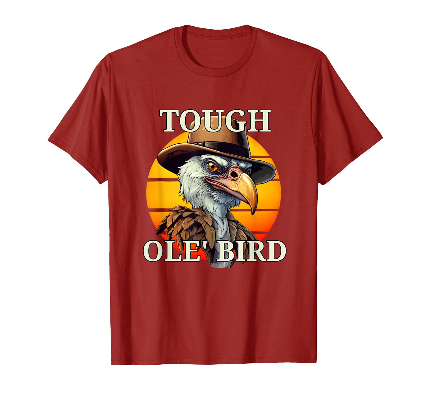 Grandpa Tough Old Bird Buzzard Funny Tough Old Man Joke T-Shirt
