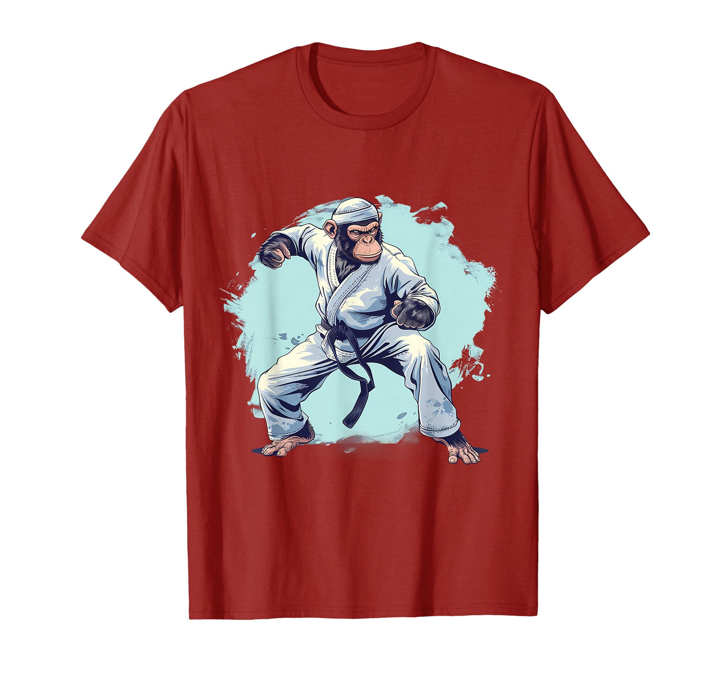 Karate Monkey Martial Arts Kickboxing Judo MMA Monkey Lover T-Shirt
