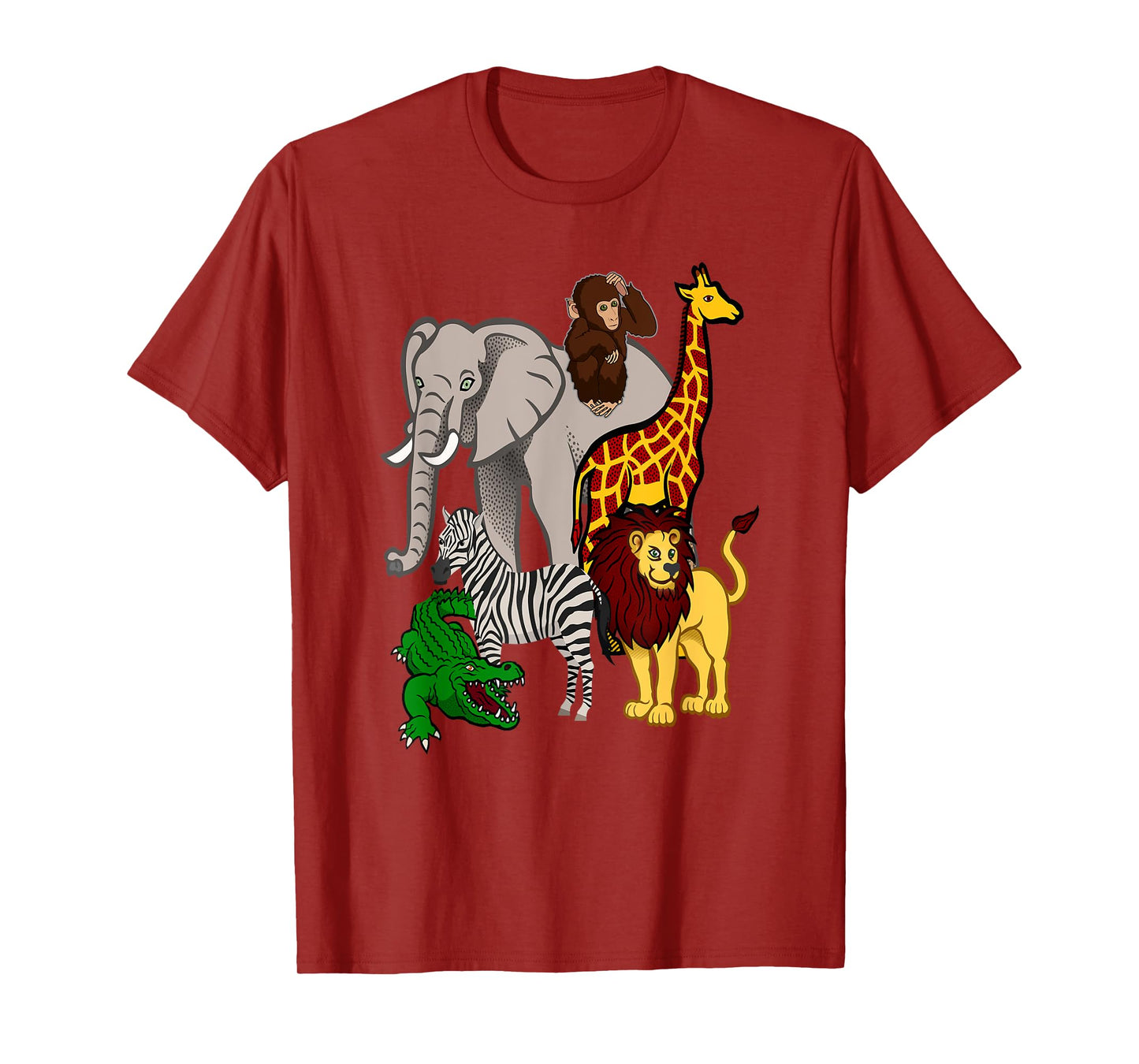 Zoo Animals Shirt Wildlife Birthday Party A Day At The Zoo T-Shirt